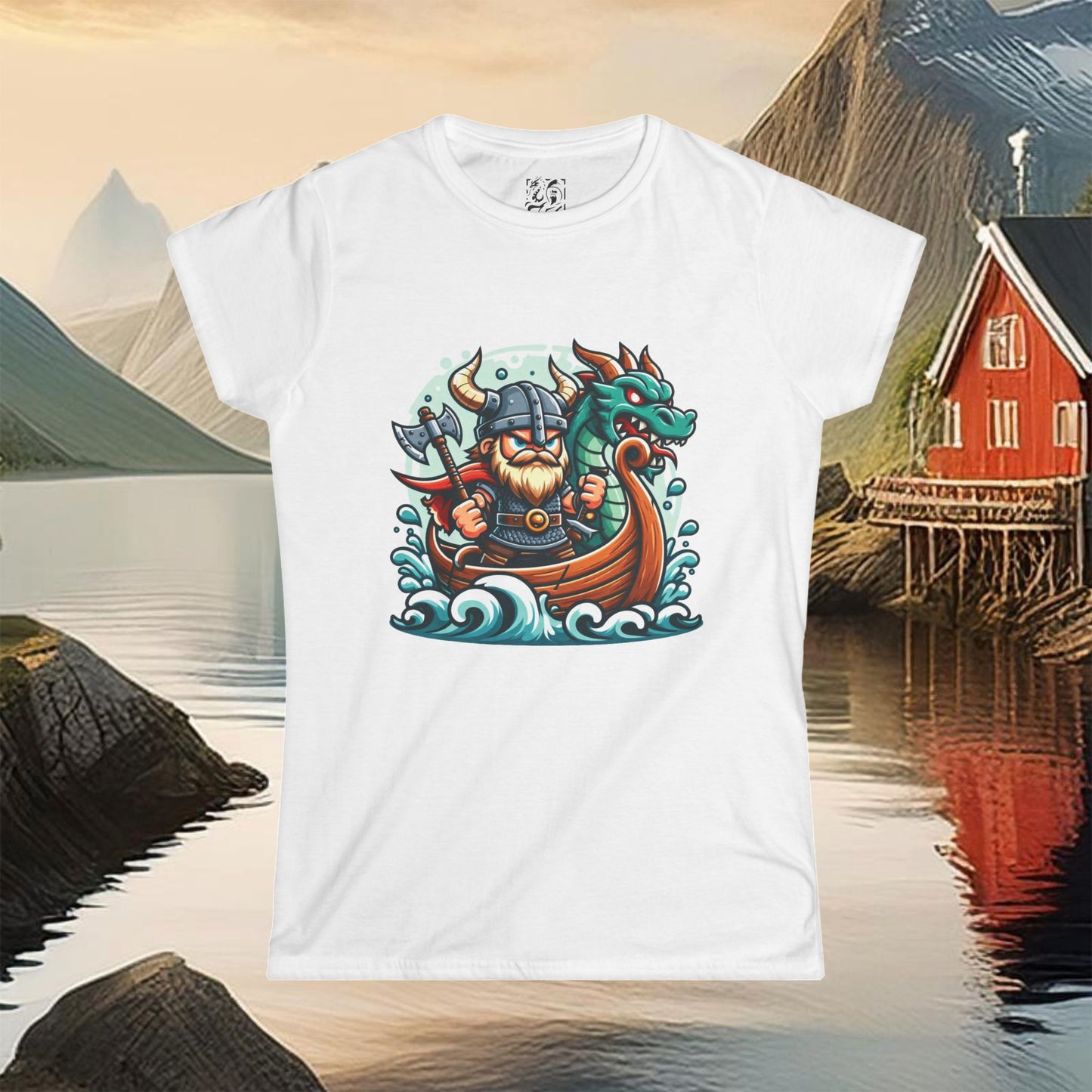 Viking and Dragon Women's Softstyle Tee