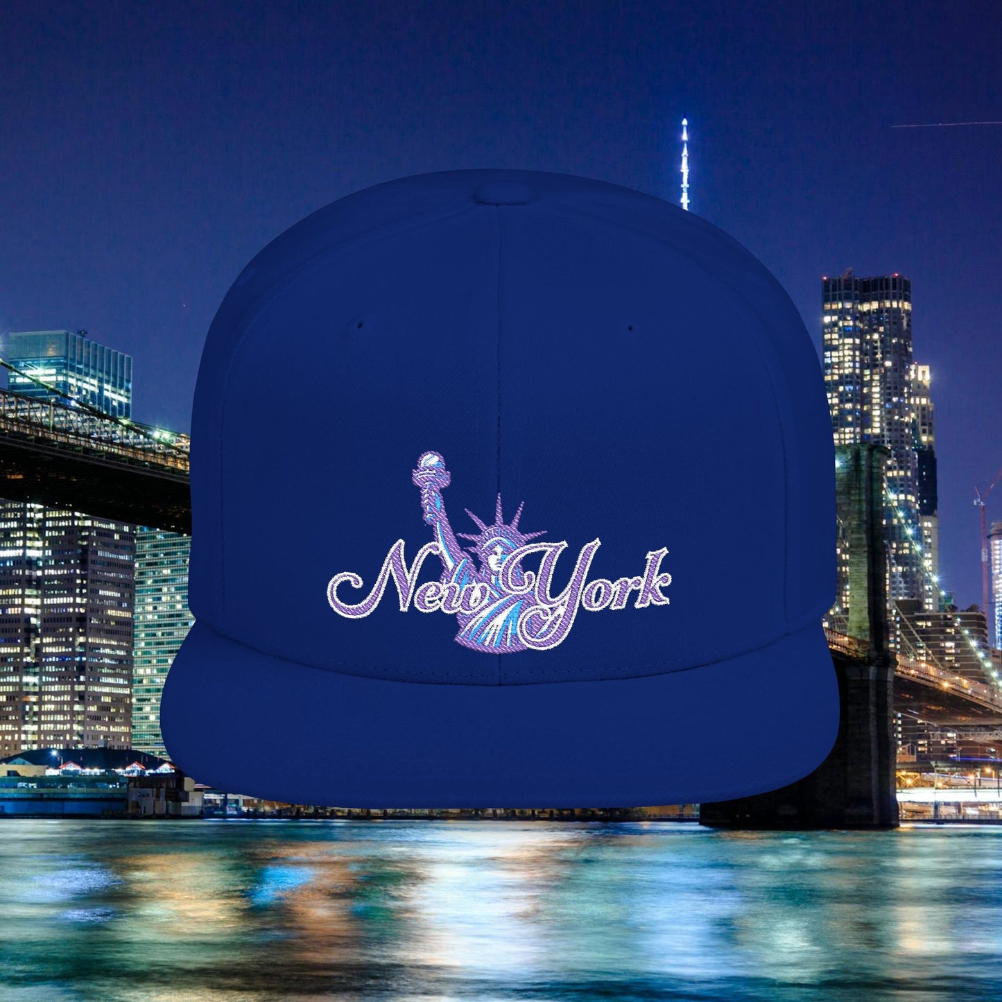 New York Statue of Liberty Flat Bill Snapback