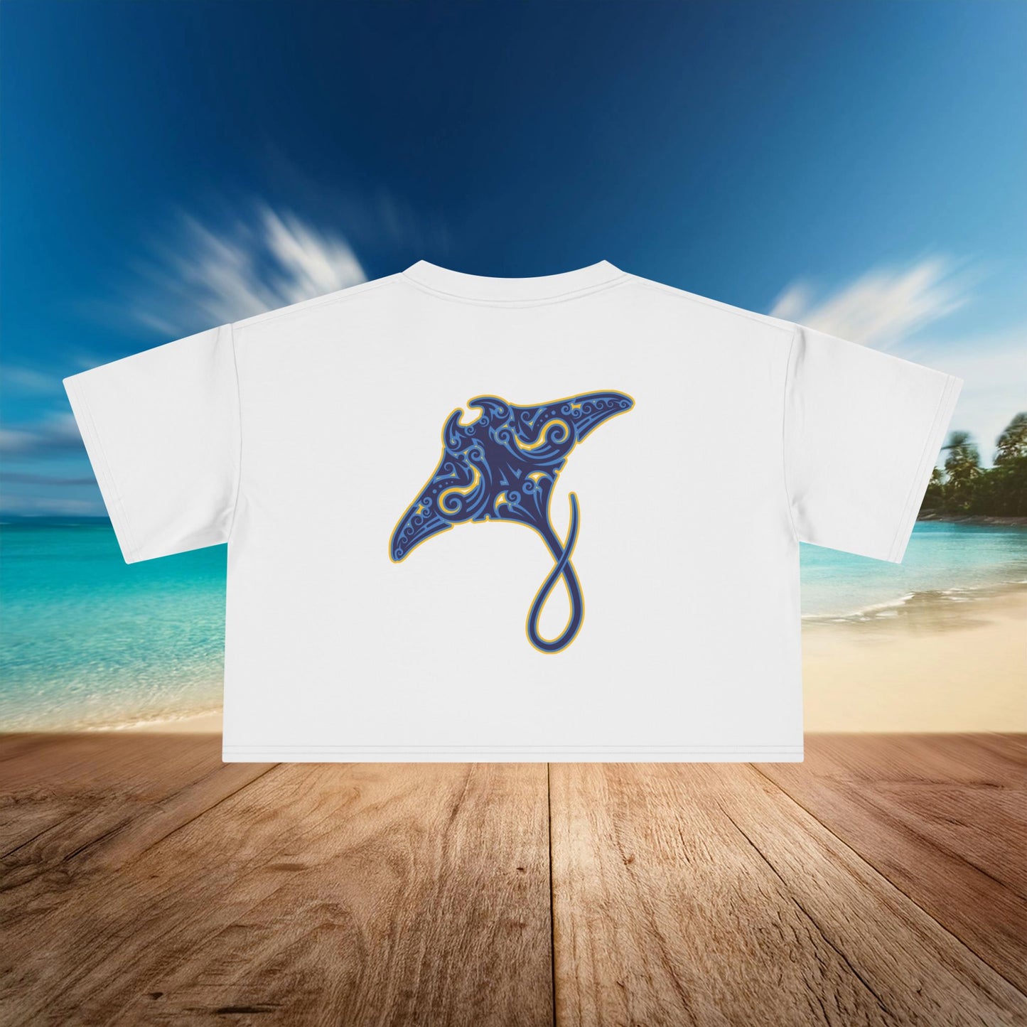 Manta Ray Women's Crop Tee