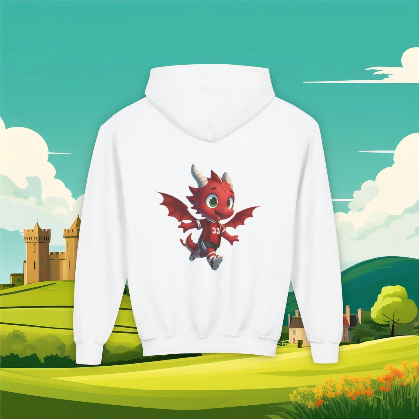 Wrecsam Mini Red Dragon Youth Hoodie