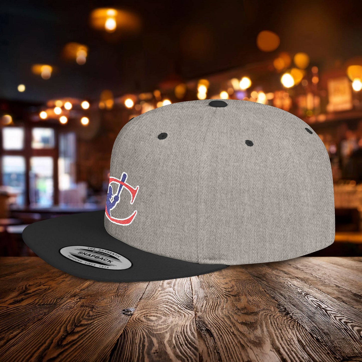 Cincinnati Player Logo Flat Bill Snapback