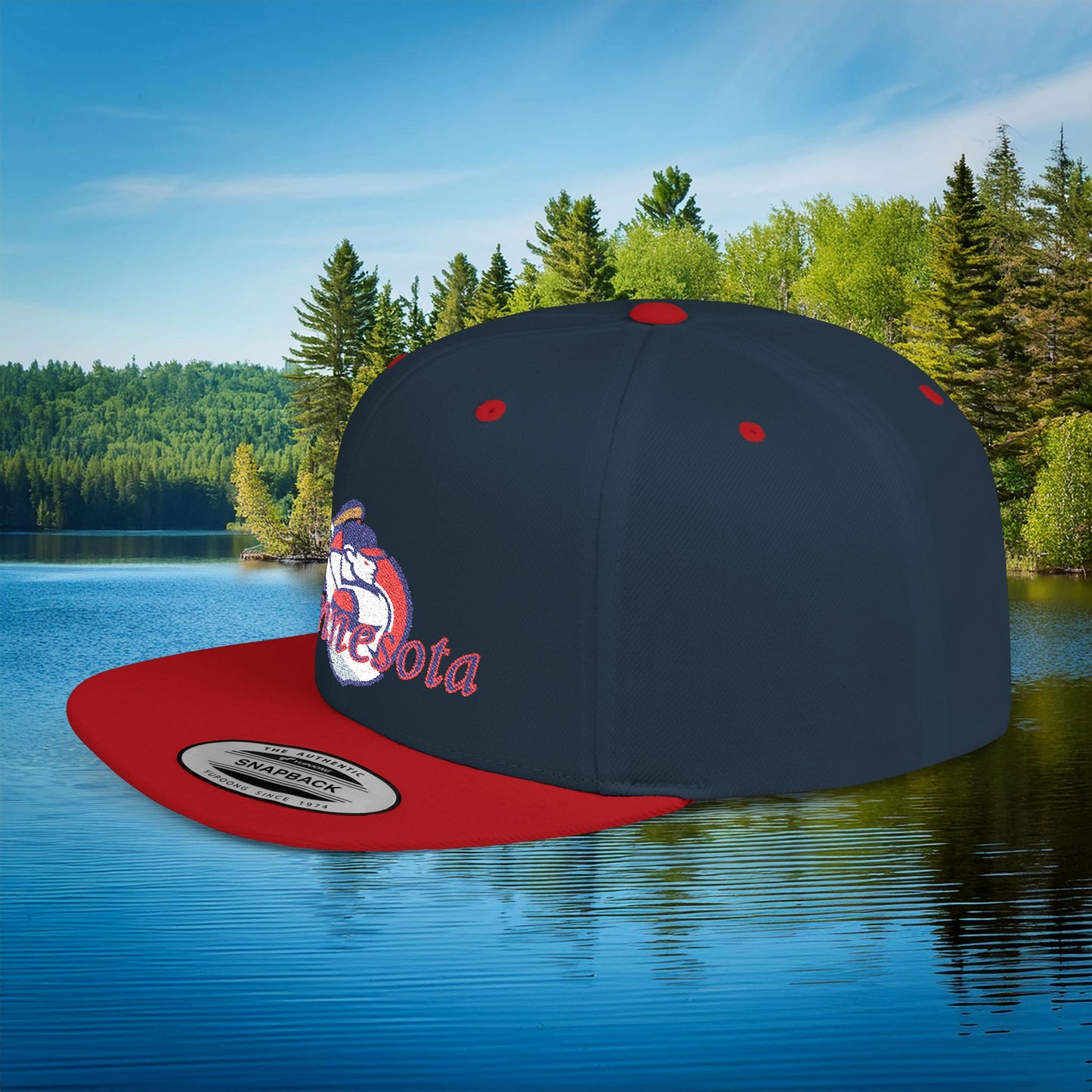 Minnesota Baseball Flat Bill Snapback