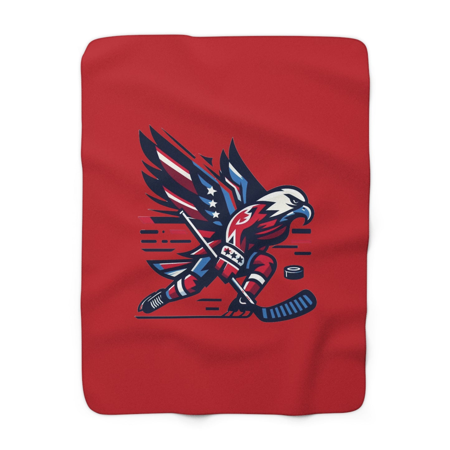 Washington Hockey Eagle Sherpa Fleece Blanket