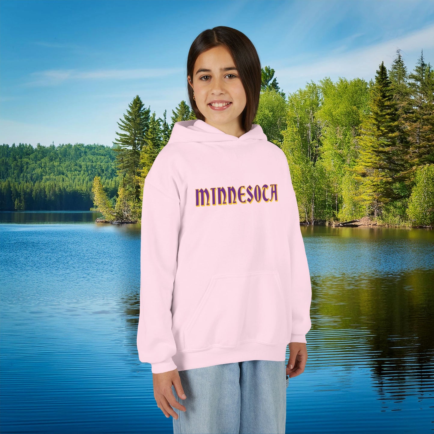 Purple Viking Youth Hoodie