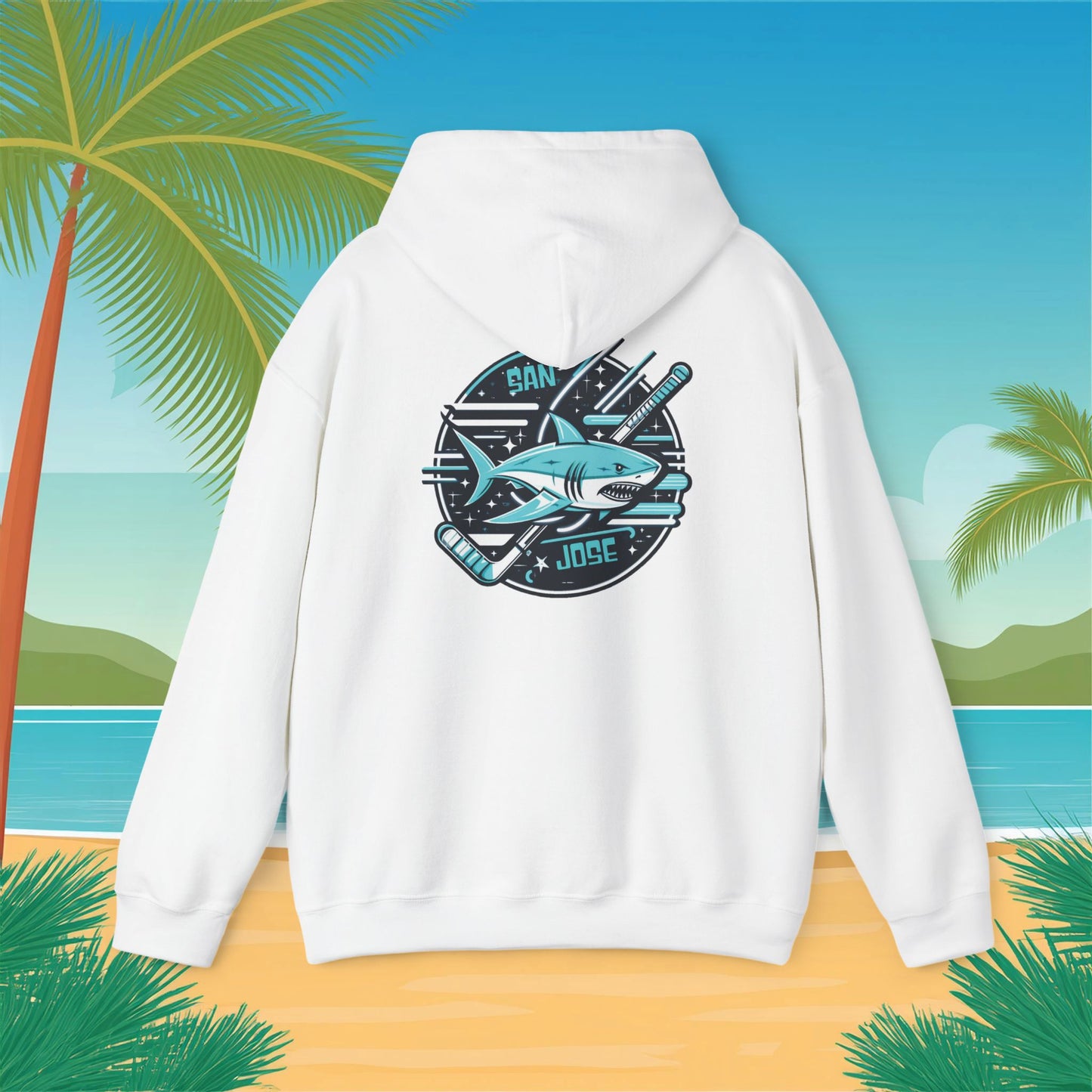 San Jose Hockey Logo Hoodie