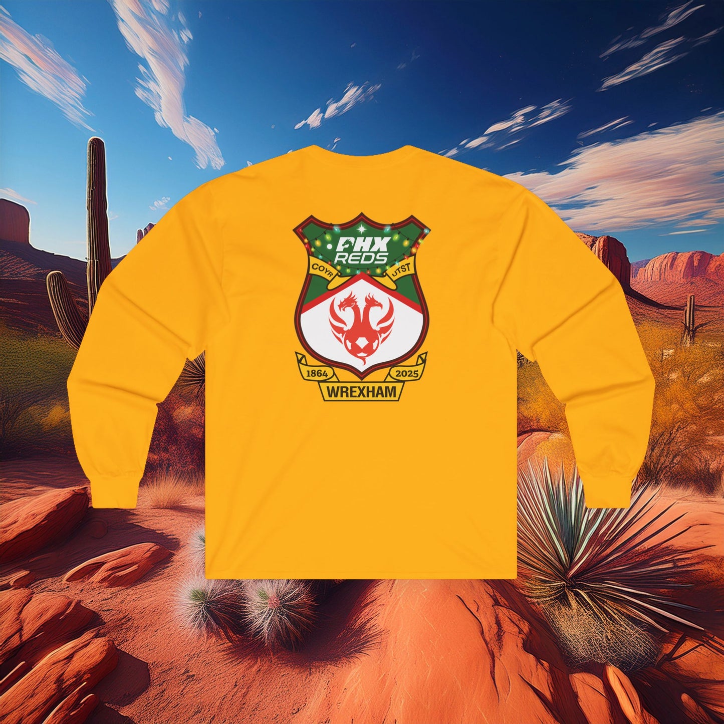 PHX Reds "Merry Wrexmas" Long Sleeve Tee