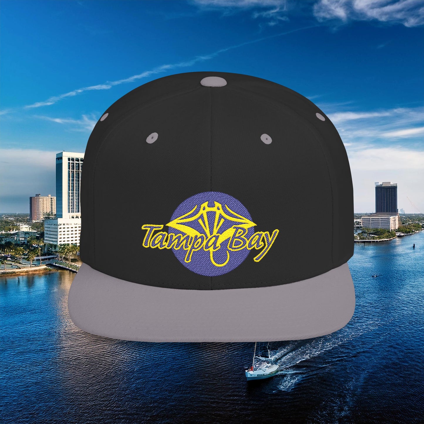 Tampa Bay Baseball Flat Bill Snapback