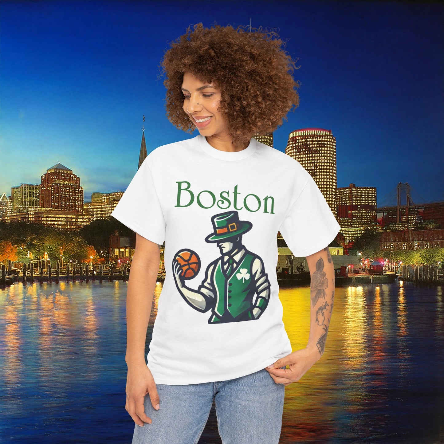 Boston Basketball Tee