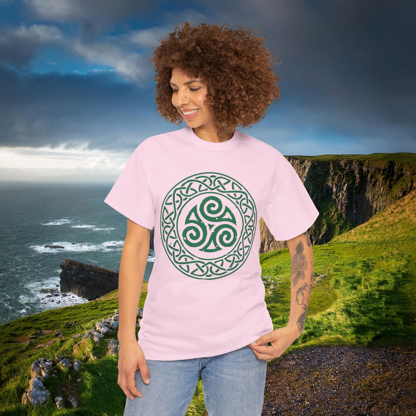 Celtic Knotwork Spiral Tee