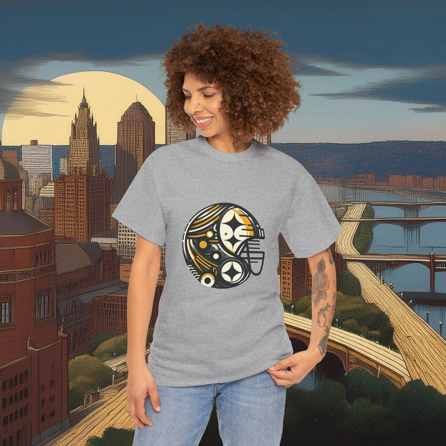 Pittsburgh Football Crest Tee