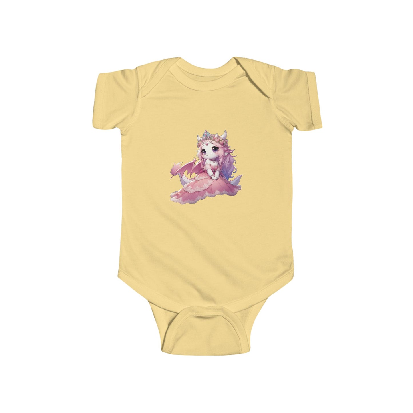 Pink Dragon Princess Infant Bodysuit