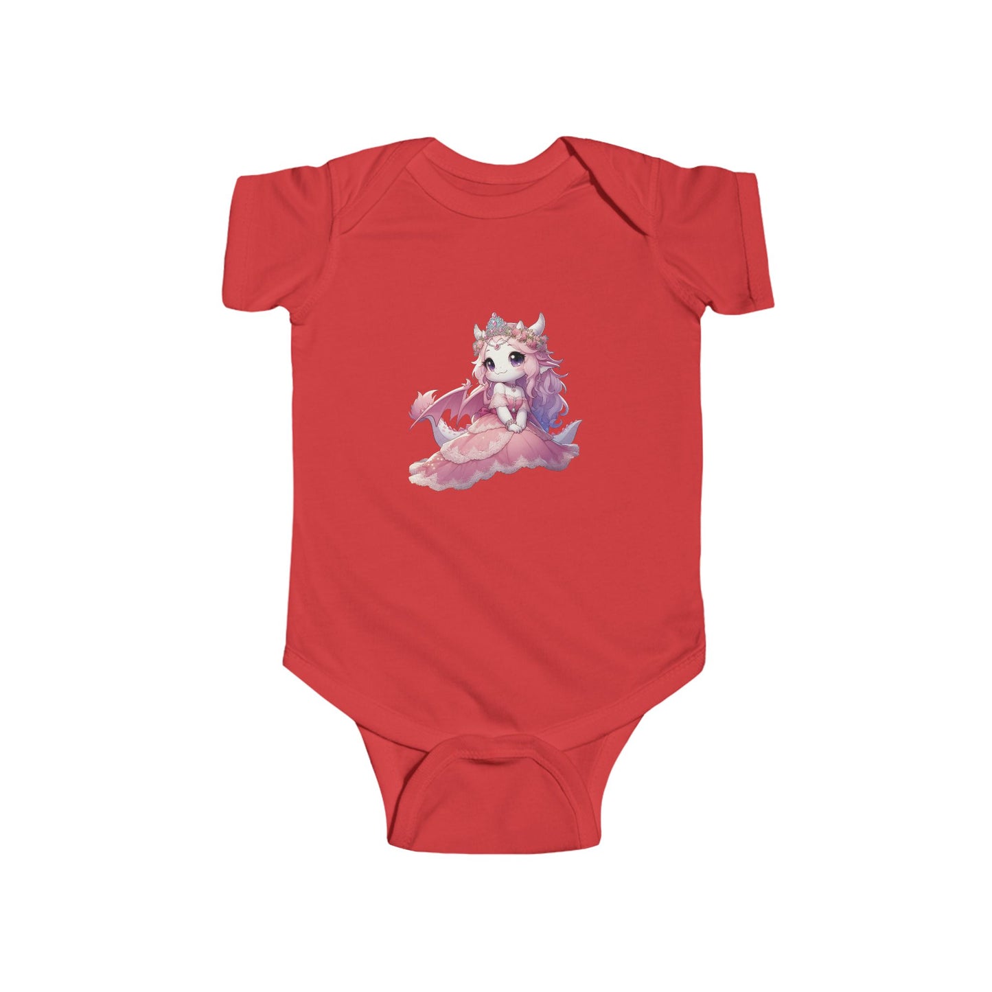 Pink Dragon Princess Infant Bodysuit