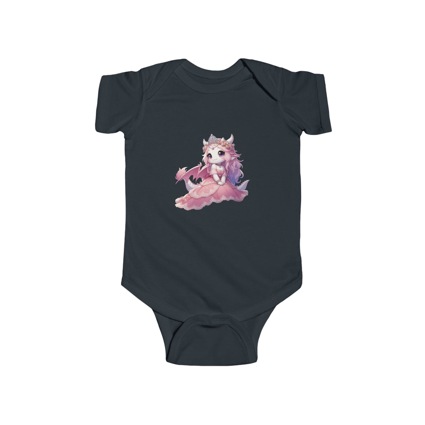 Pink Dragon Princess Infant Bodysuit