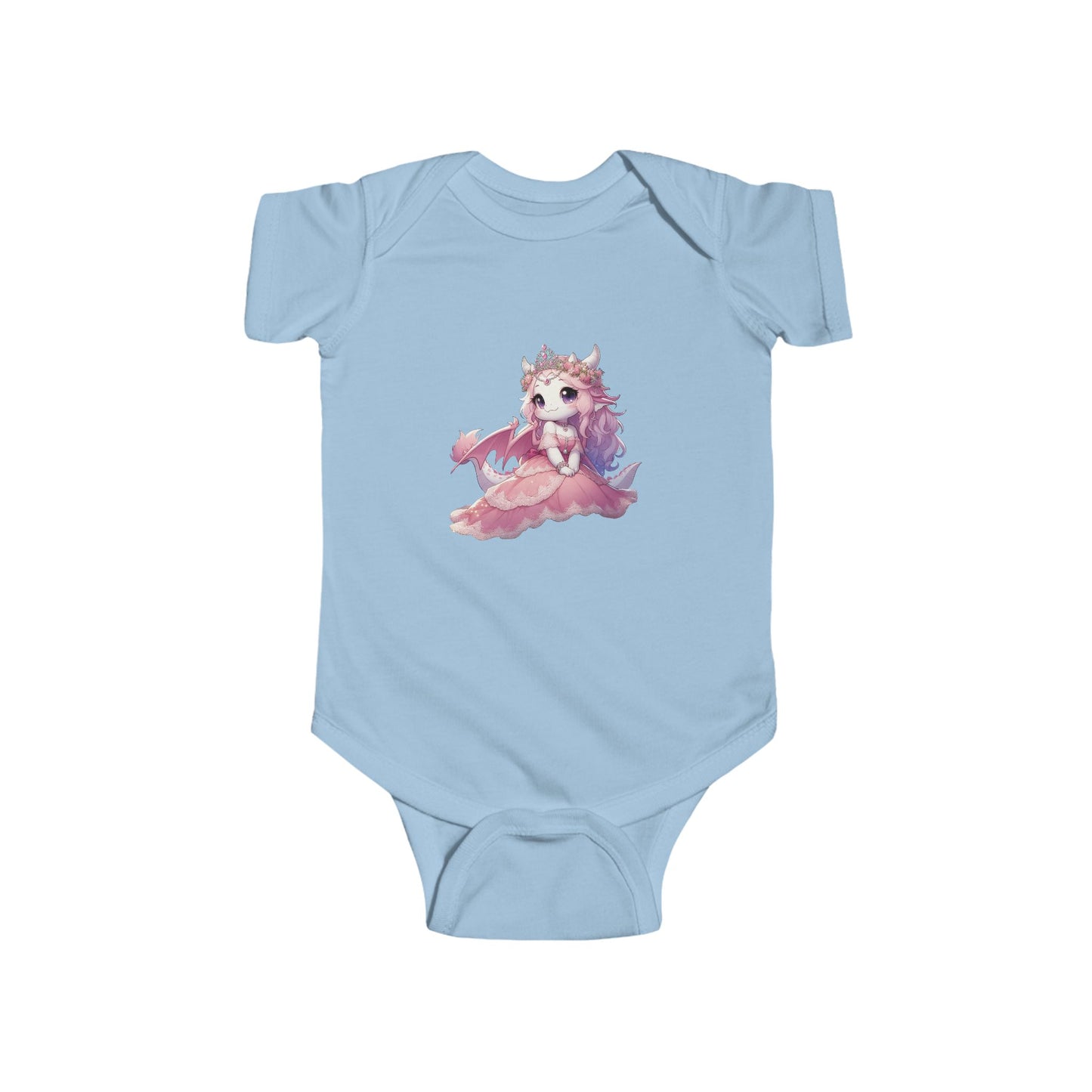 Pink Dragon Princess Infant Bodysuit