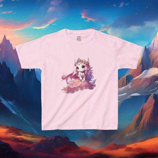 Pink Dragon Princess Kids Tee