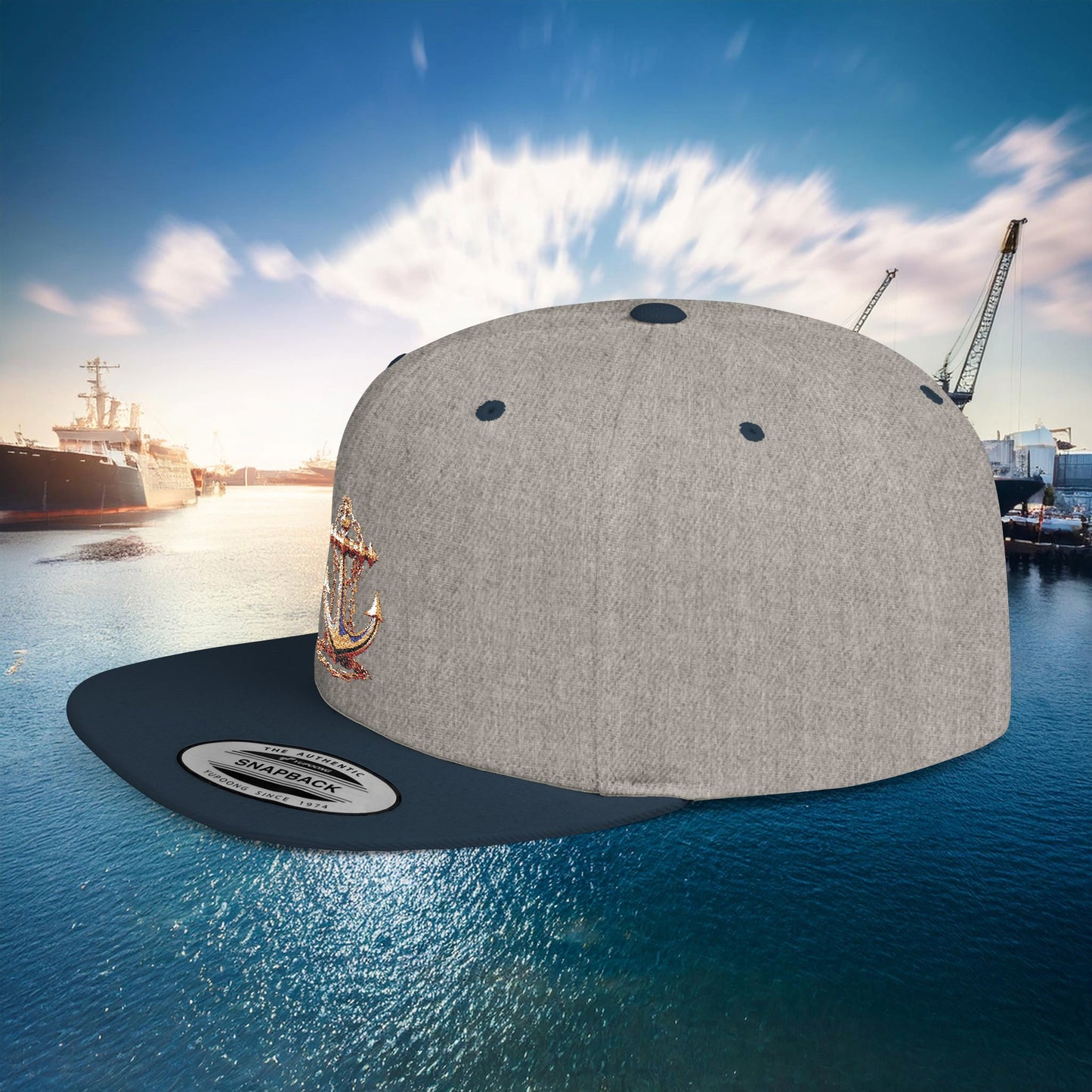 Anchor Flat Bill Snapback