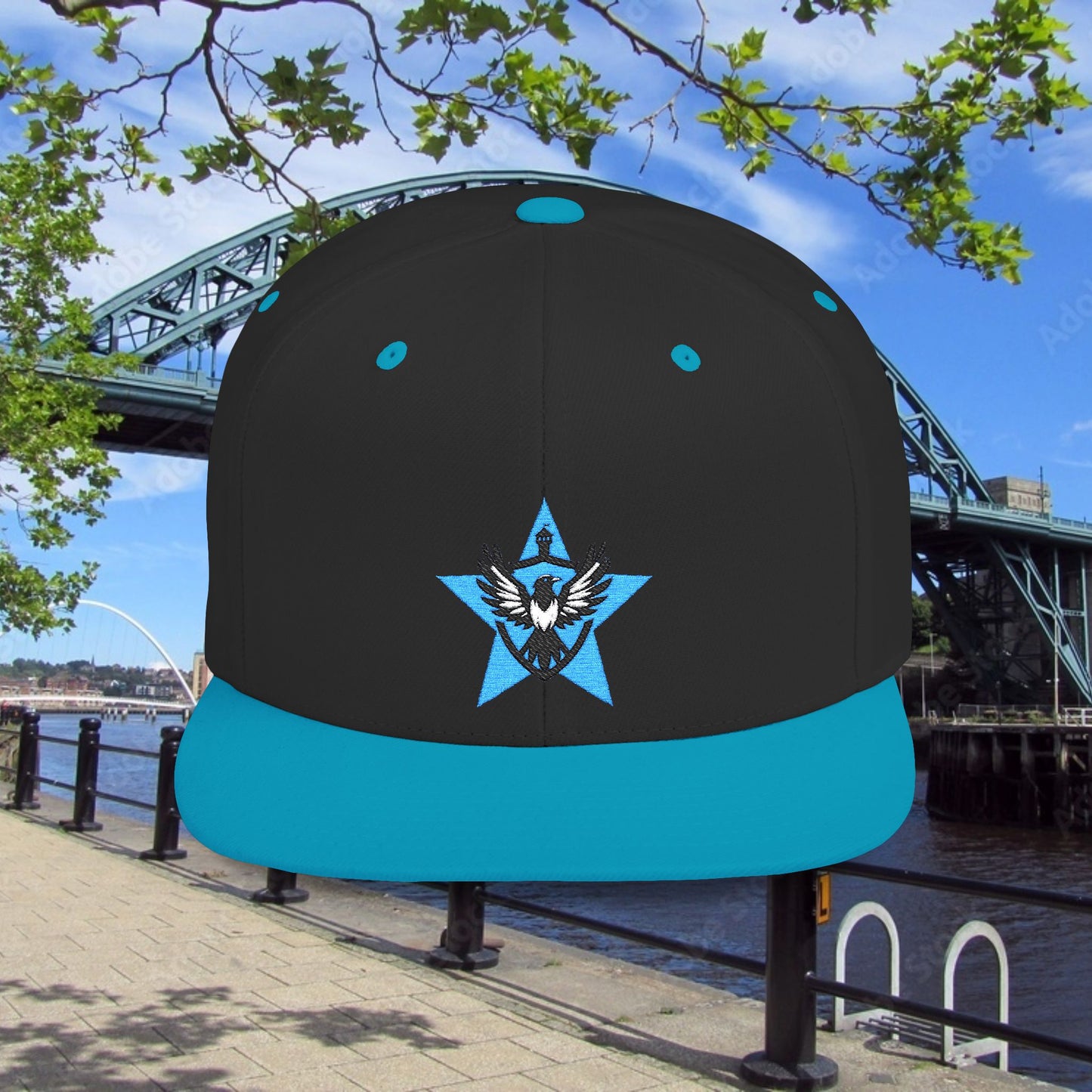 Newcastle United Blue Star Mags Flat Bill Snapback