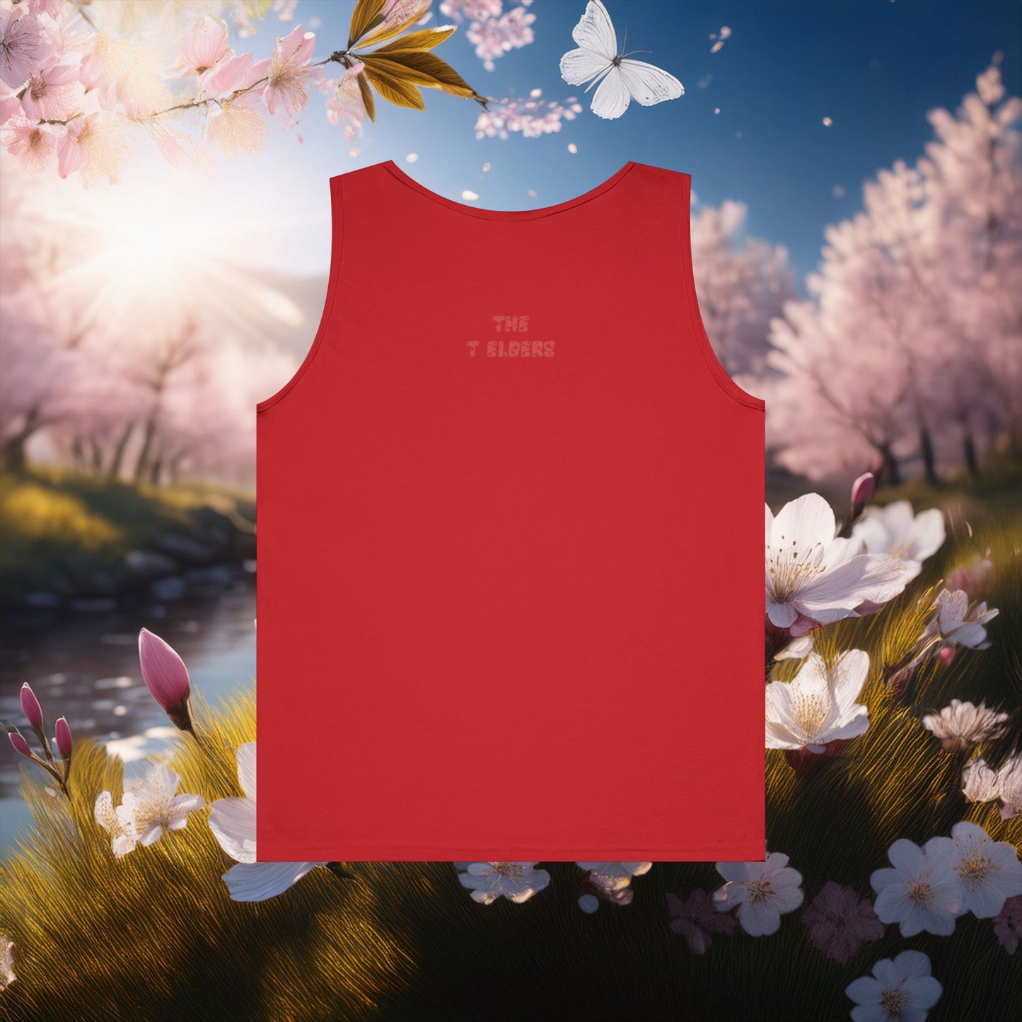 The T Elders Butterfly Unisex Heavy Cotton Tank Top