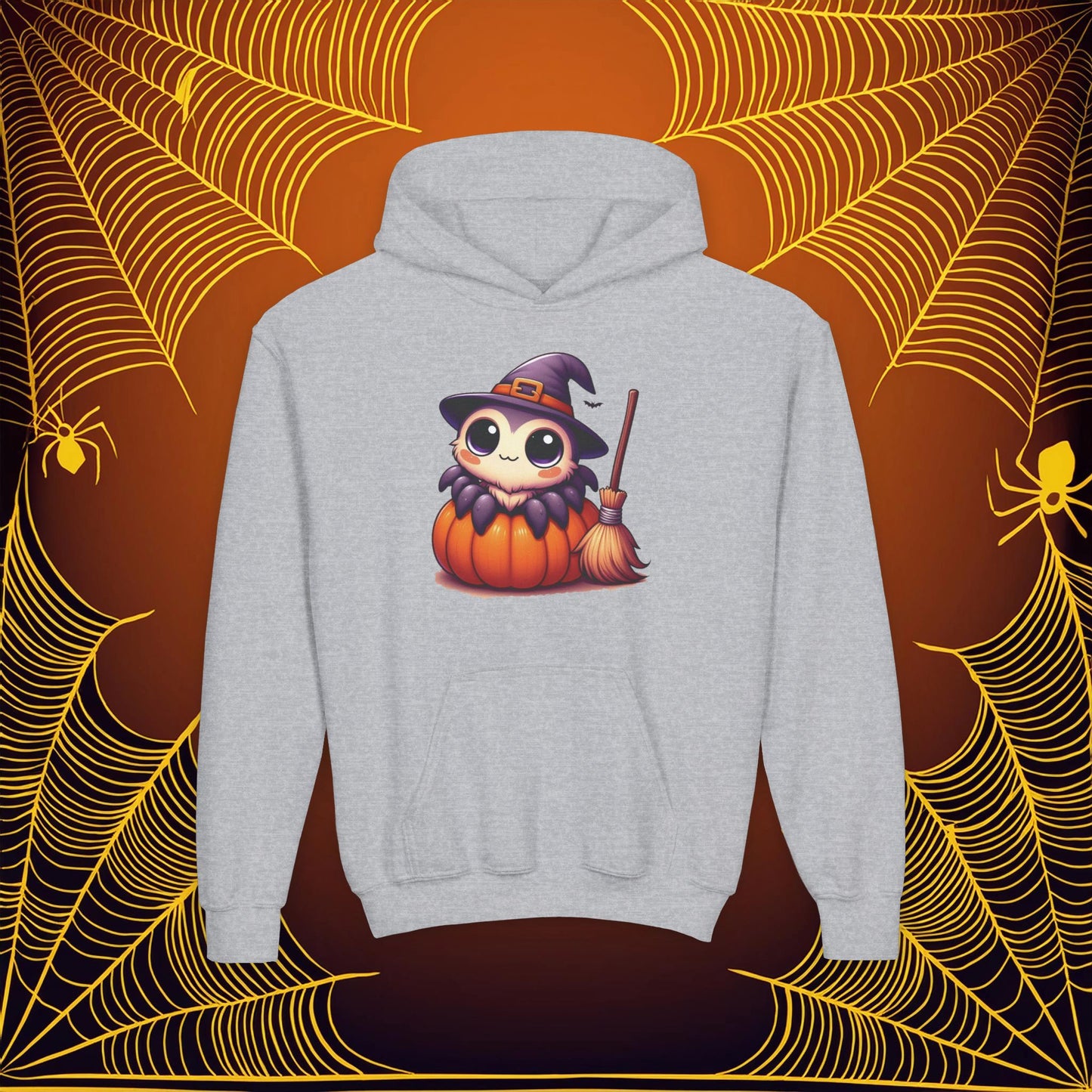 Halloween Spider Youth Hoodie
