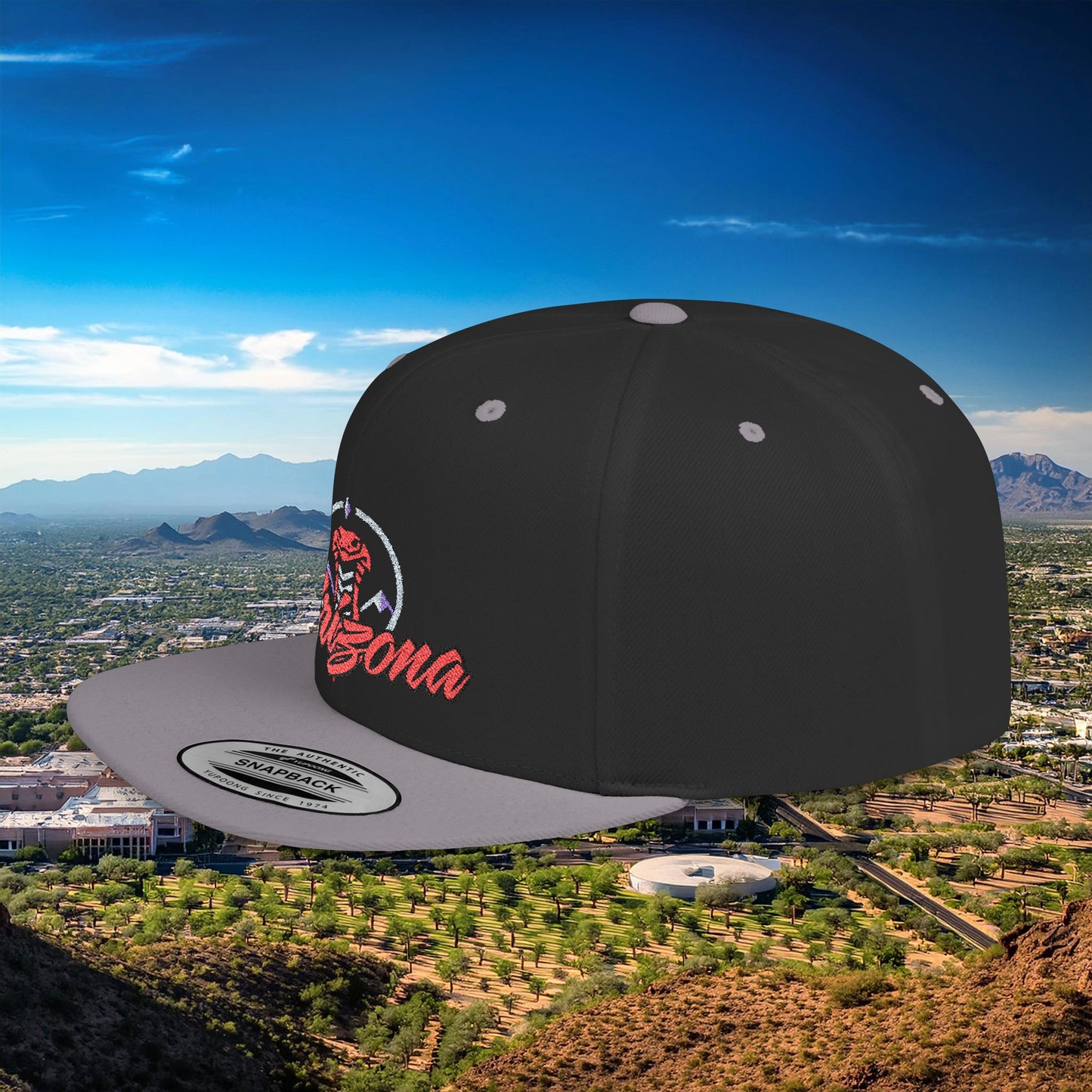 Arizona Baseball Logo Flat Bill Snapback