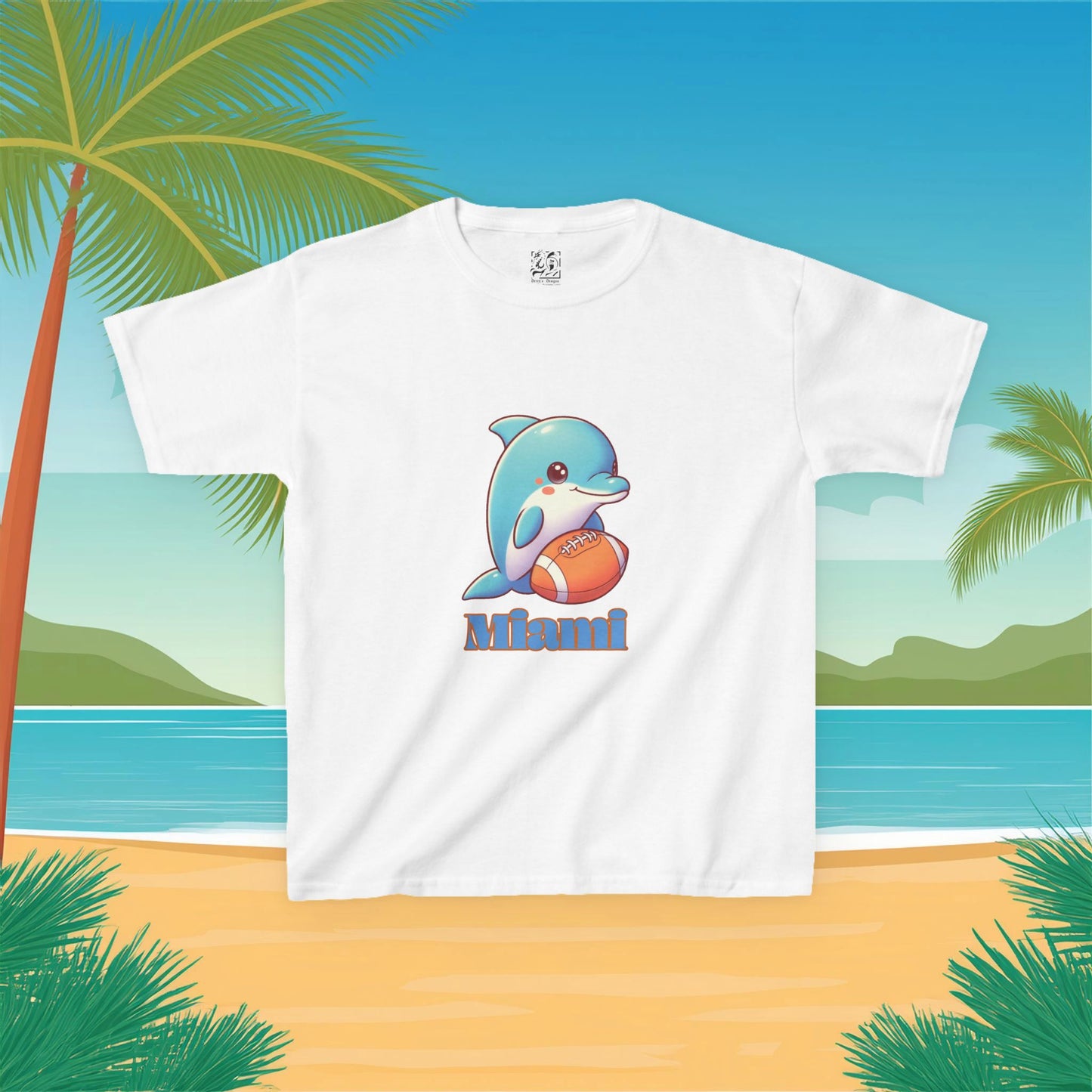 Miami Baby Dolphin Kids Tee