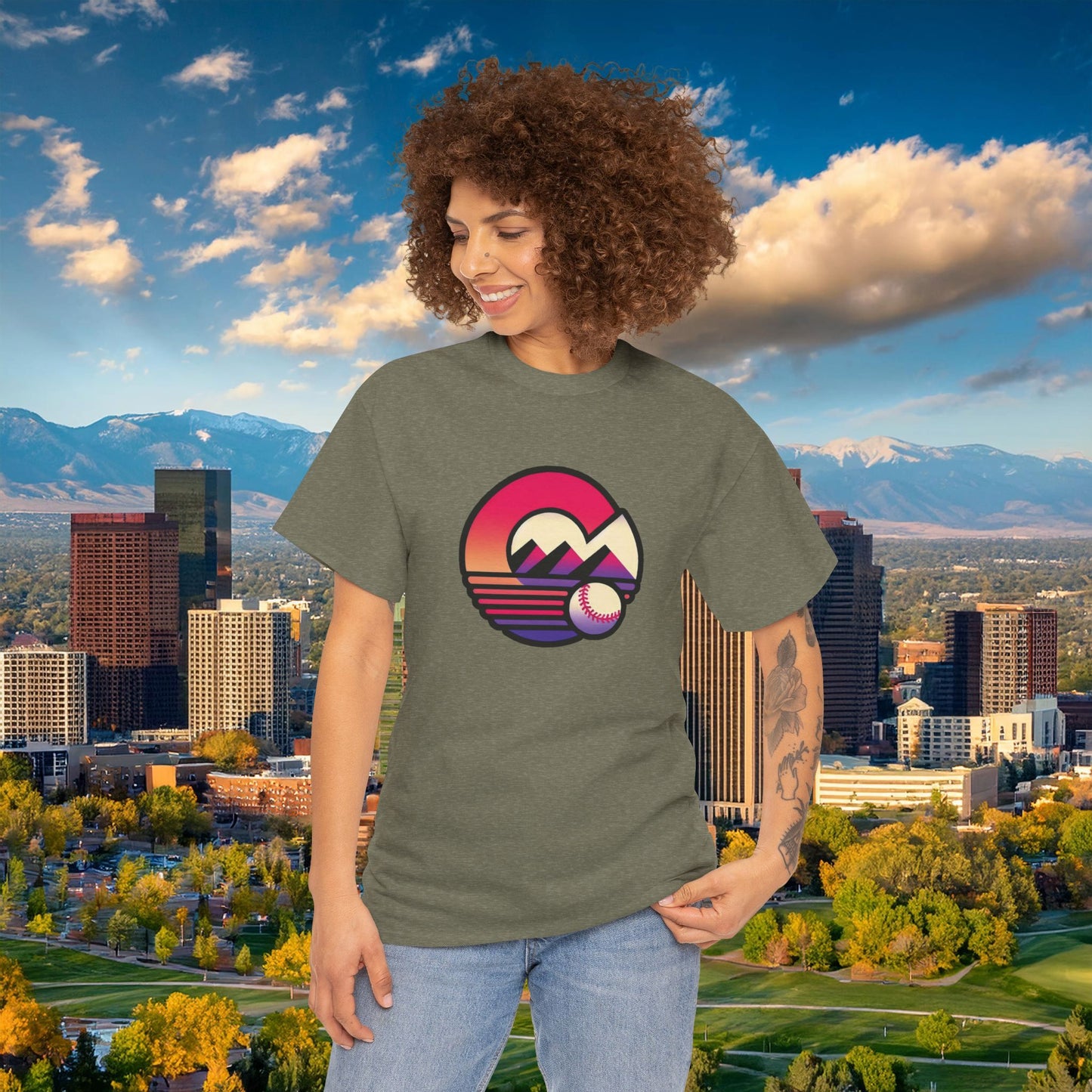 Retro Colorado Baseball Tee