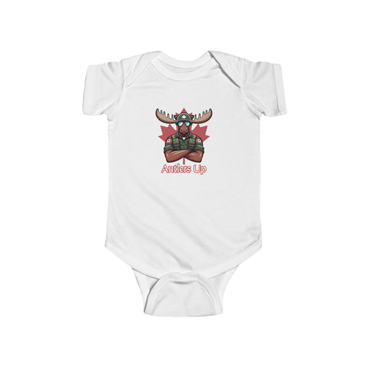 Canadian Moose "Antlers Up" Infant Bodysuit