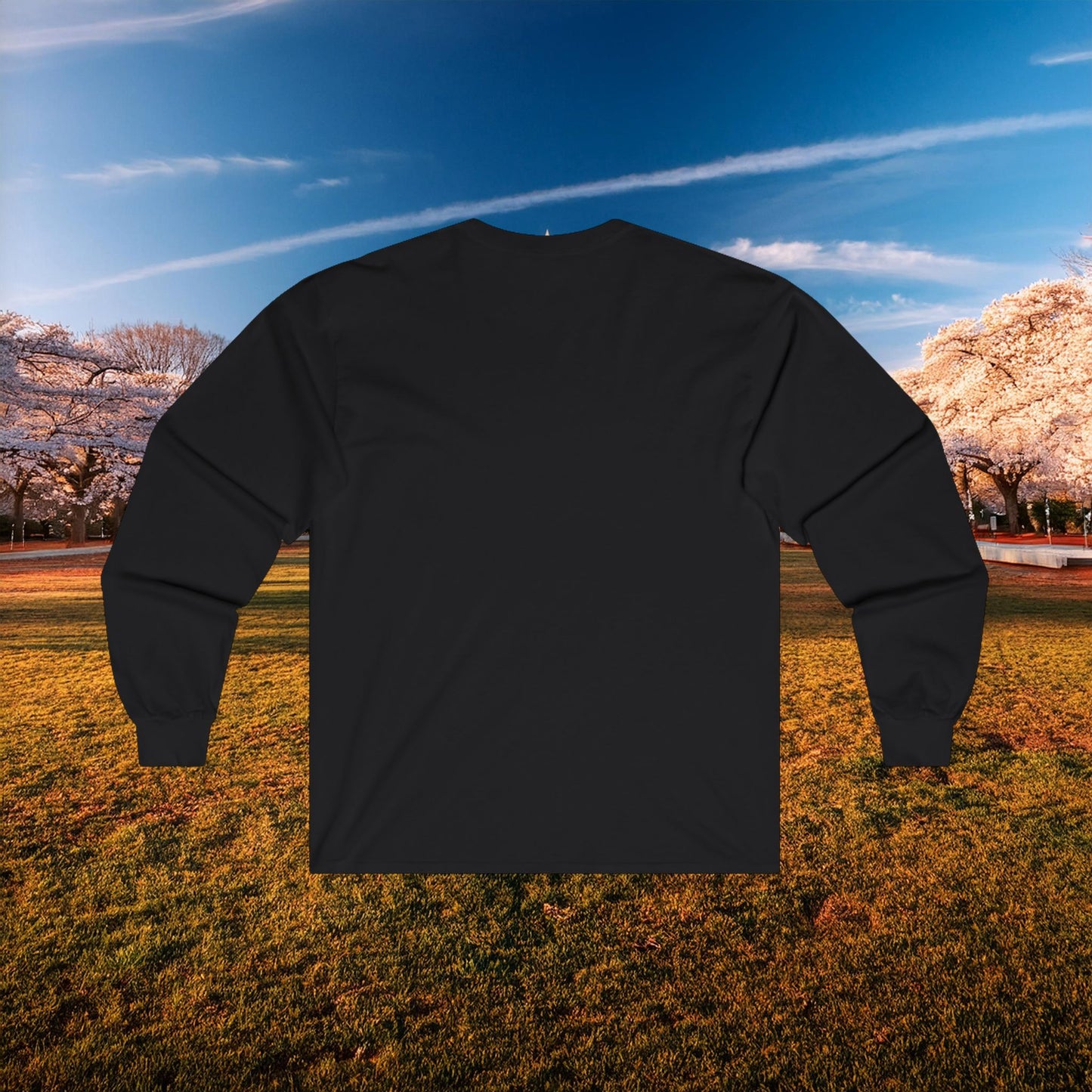 Washington Hockey Player Long Sleeve Tee