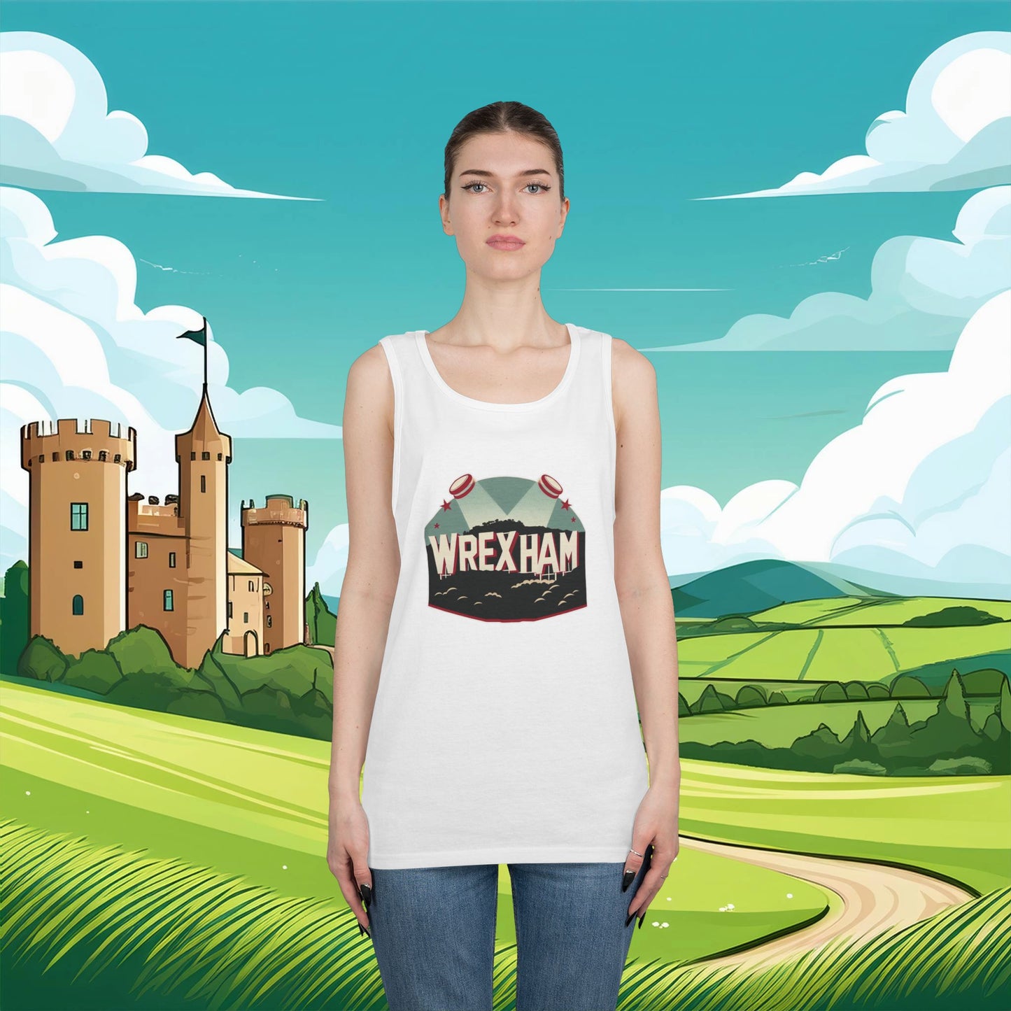 Wrexham Hollywood Sign Tank Top