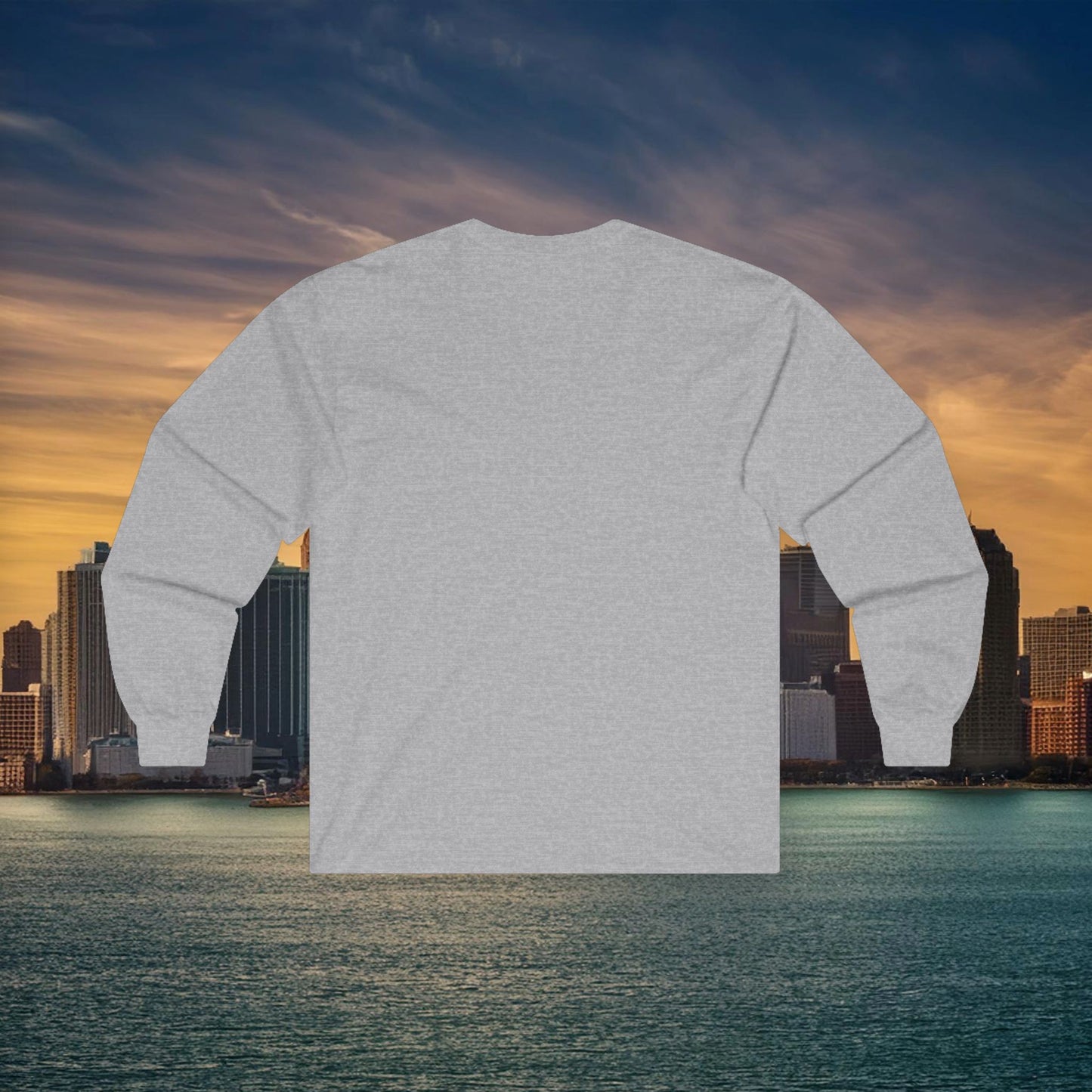 Detroit Football Logo Long Sleeve Tee