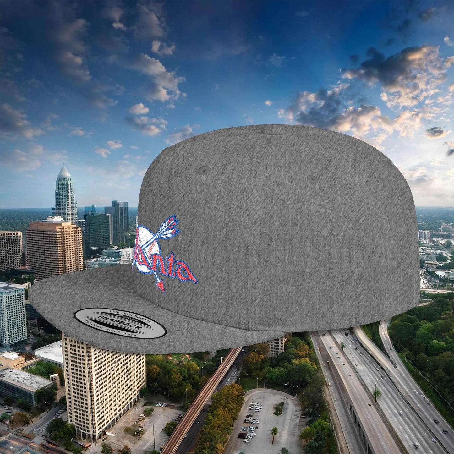 Atlanta Baseball Flat Bill Snapback