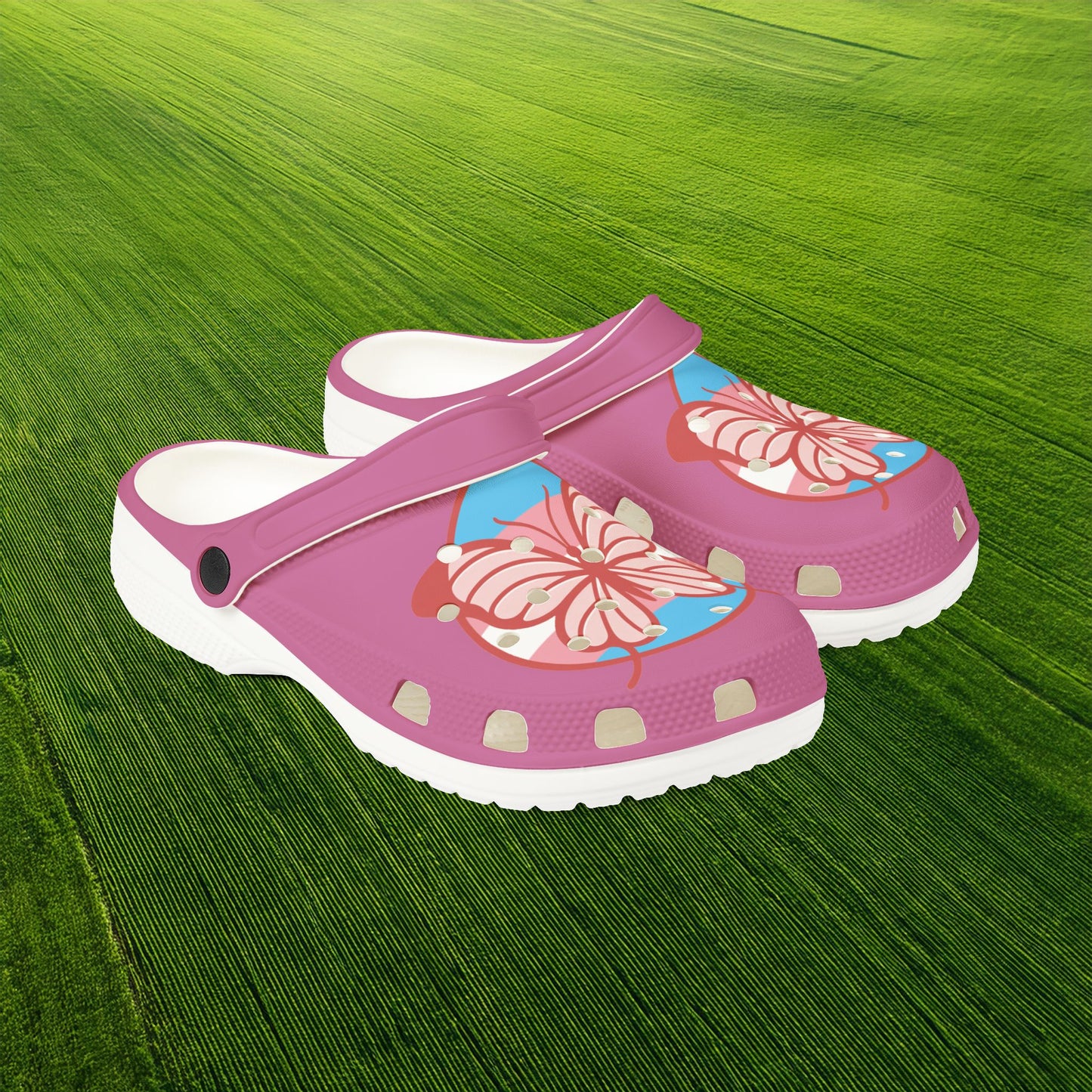 The T Elders Butterfly Foam Clogs