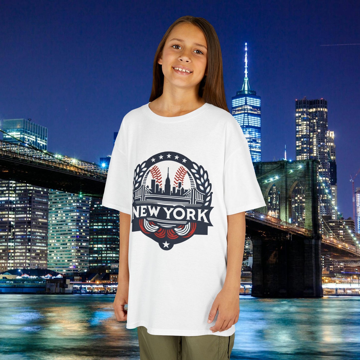 New York Bronx Baseball Kids Tee