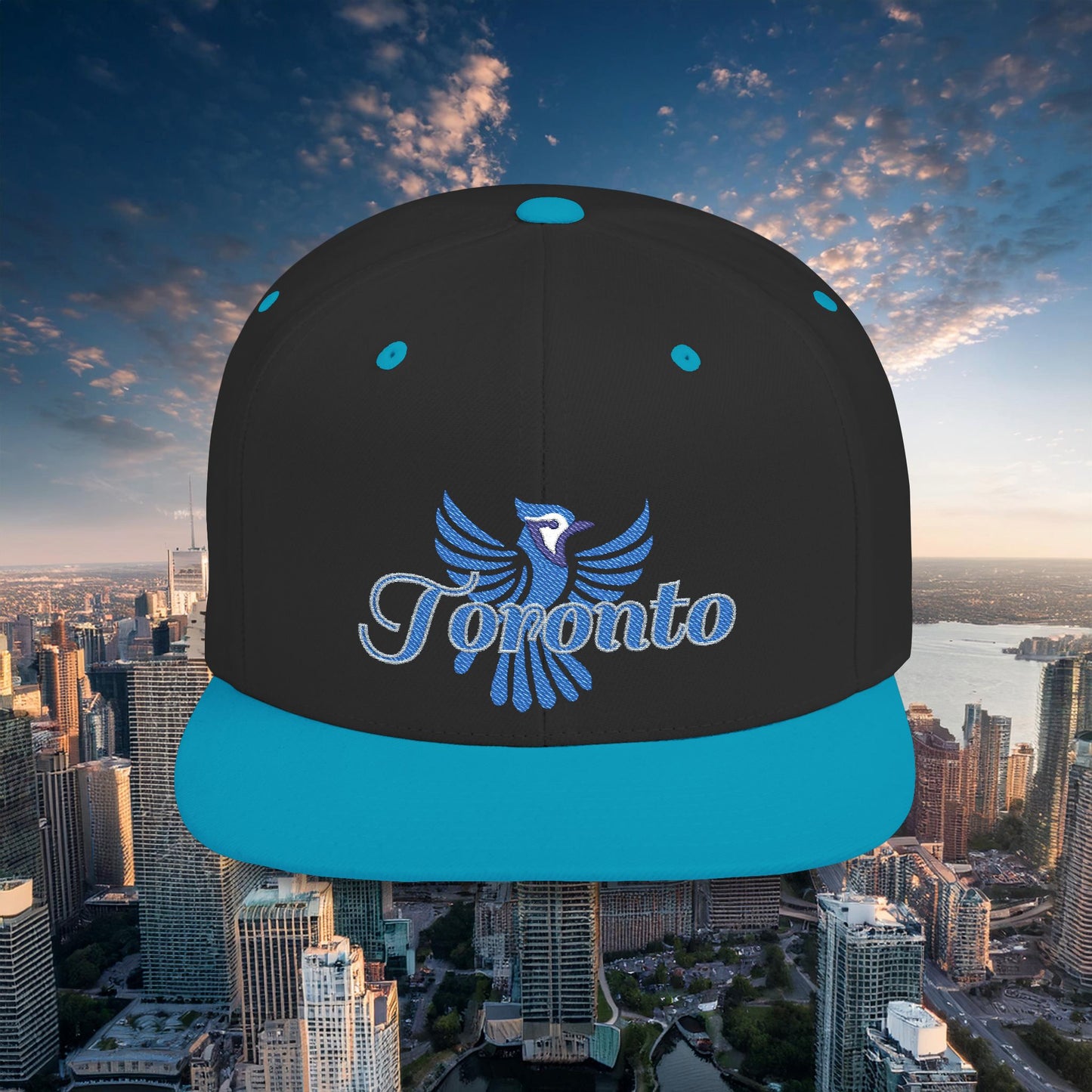 Toronto Flying Blue Jay Flat Bill Snapback