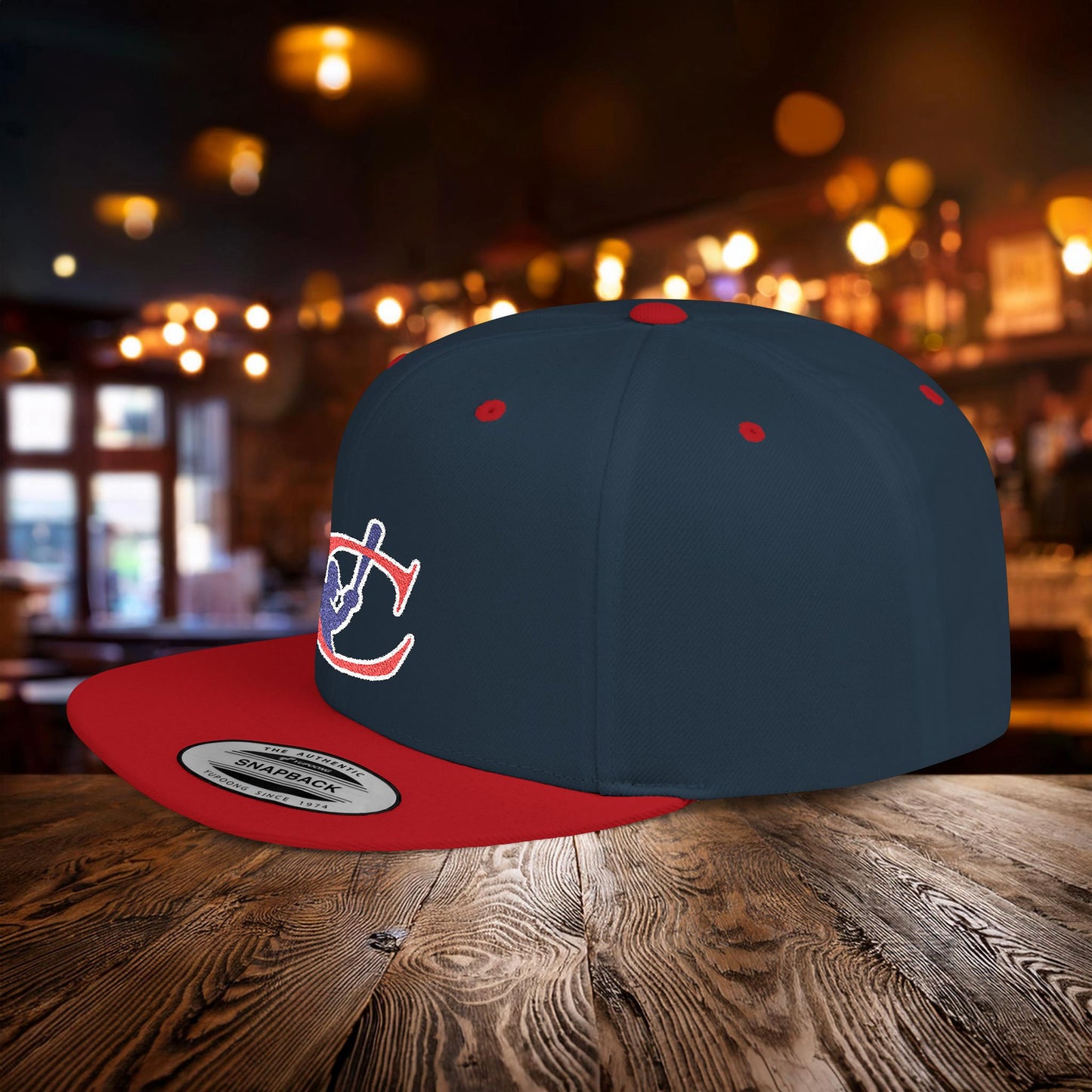 Cincinnati Player Logo Flat Bill Snapback