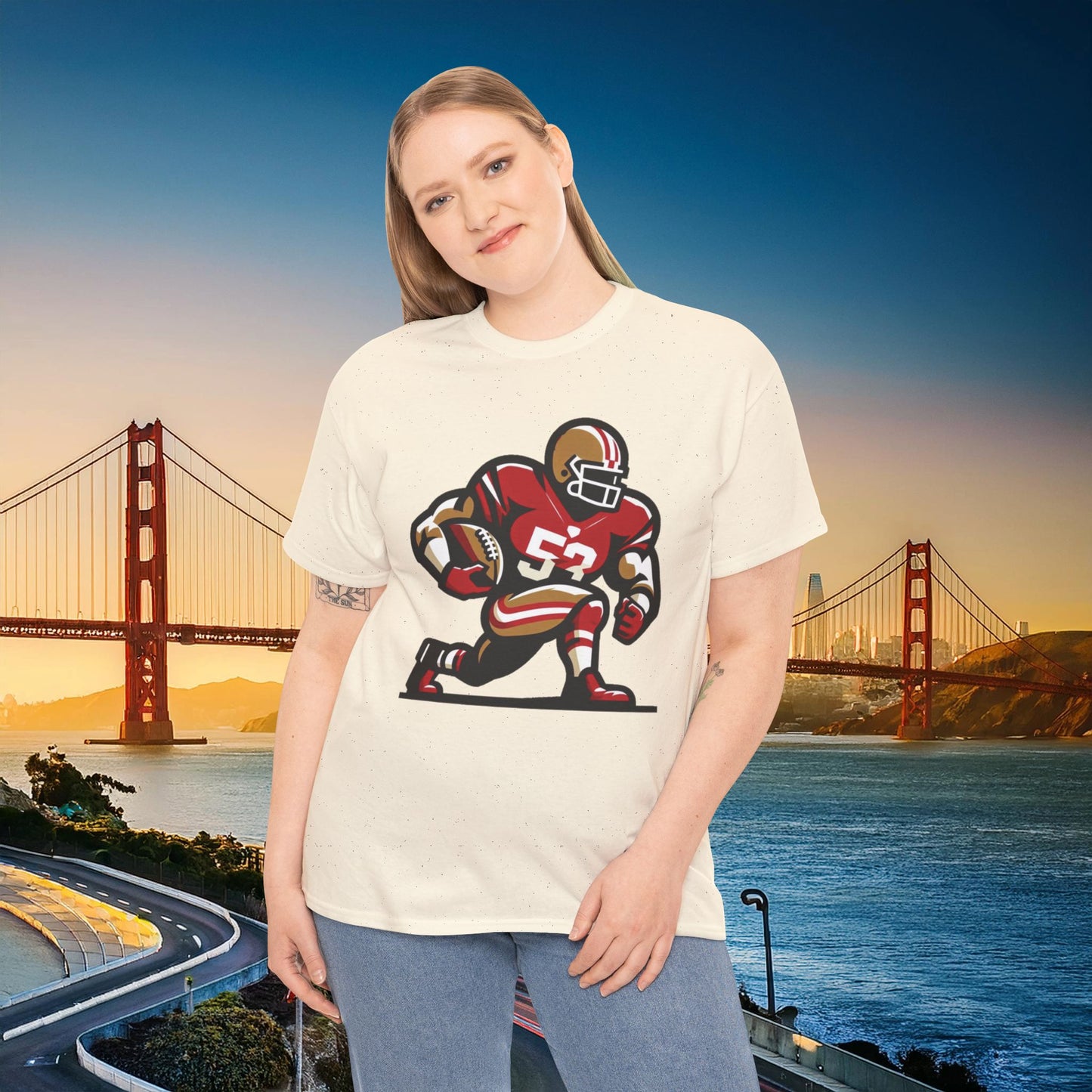San Francisco Football Player Tee