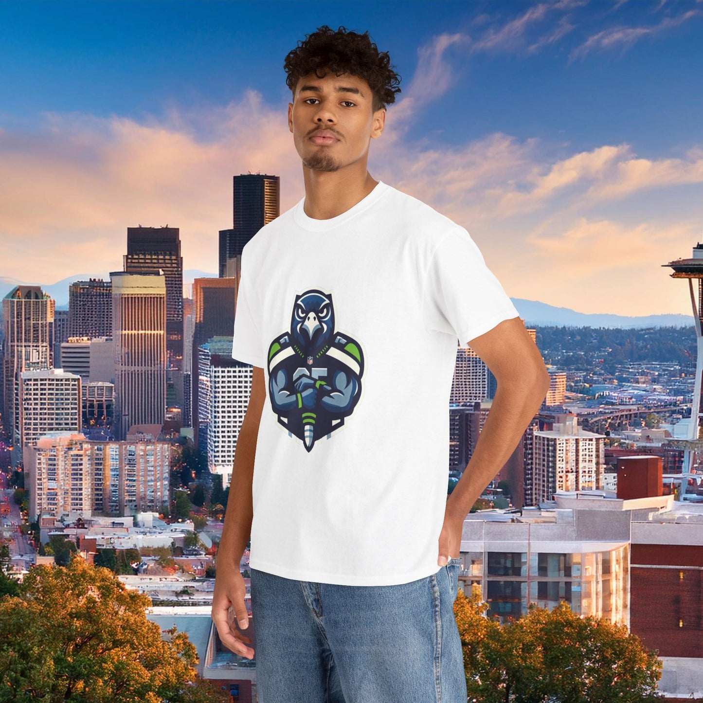 Seattle Football Player Tee