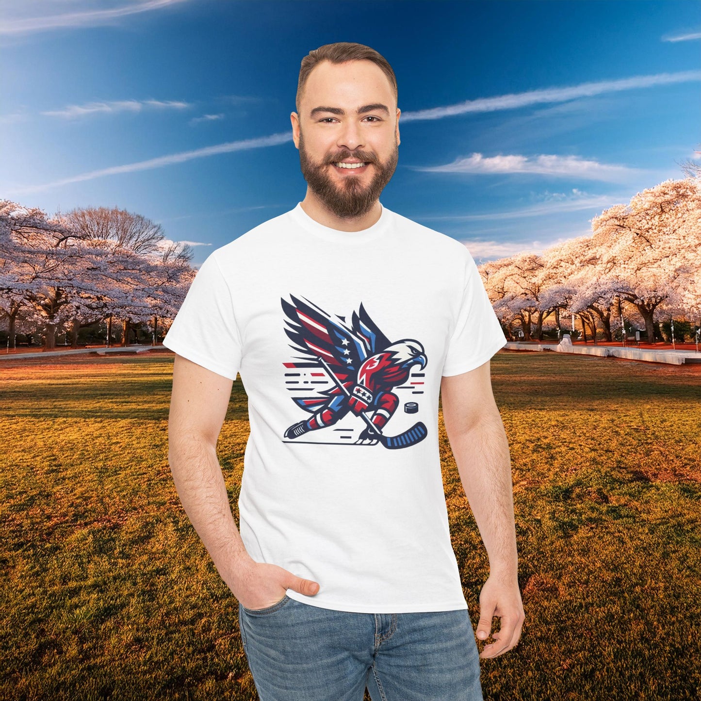Washington Hockey Eagle Tee