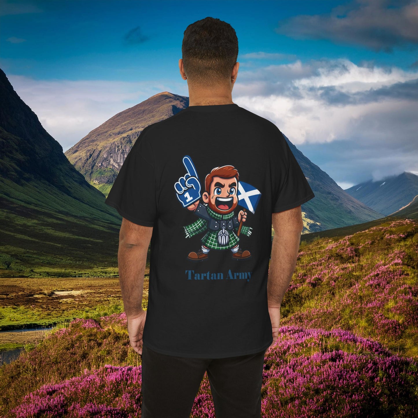 Scotland Tartan Army Tee