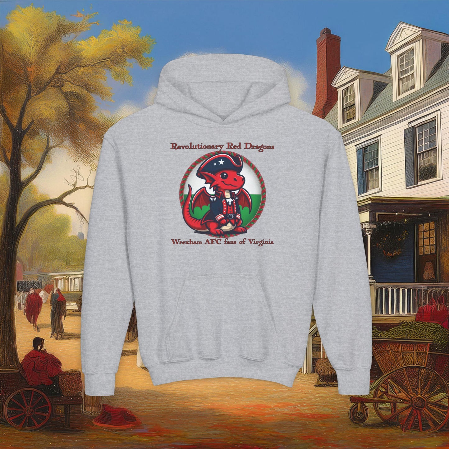 Mini Revolutionary Red Dragons Youth Hoodie