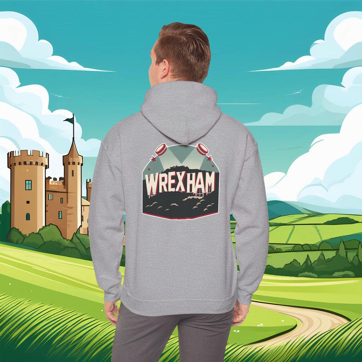Wrexham Hollywood Sign Hoodie