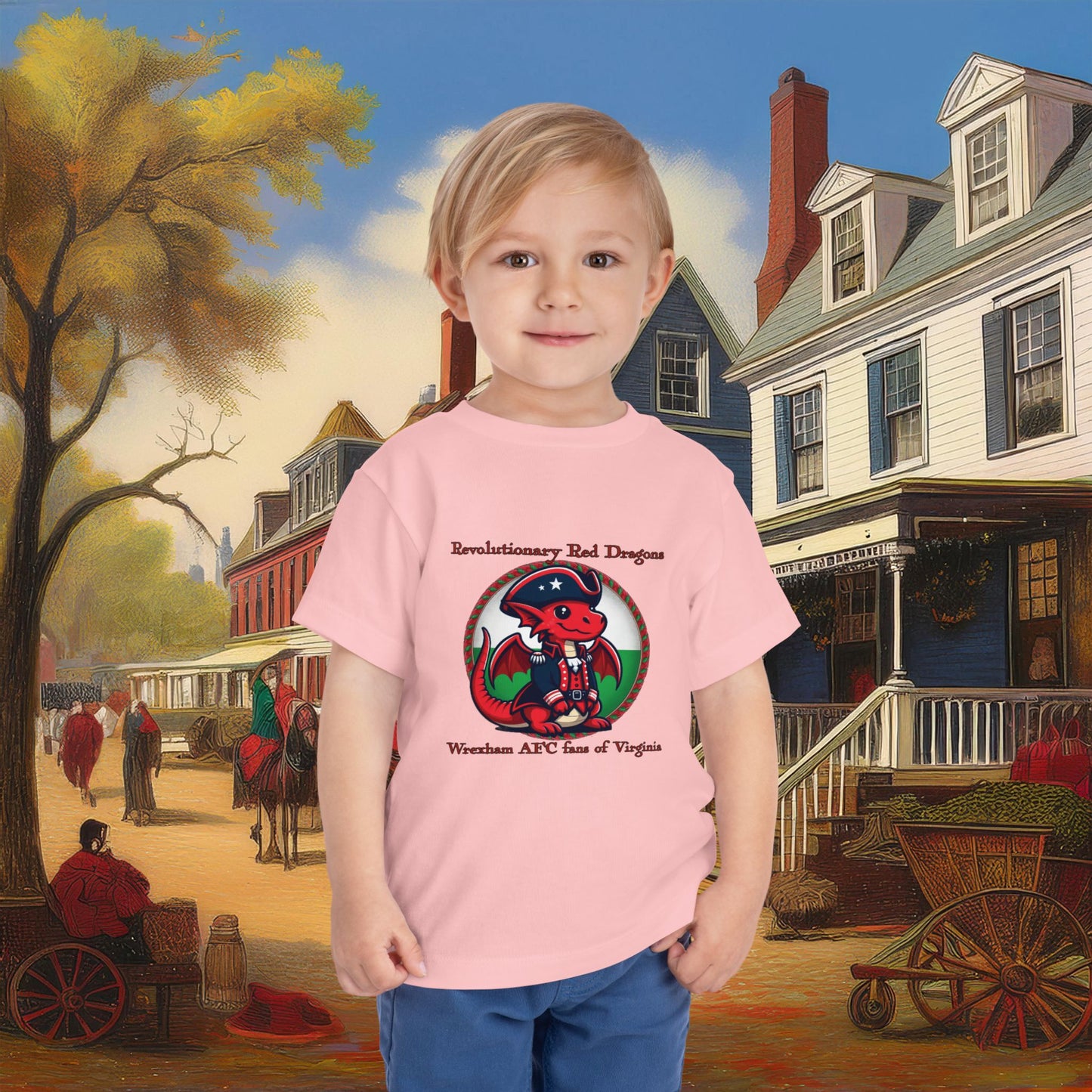 Mini Revolutionary Red Dragons Toddler Tee
