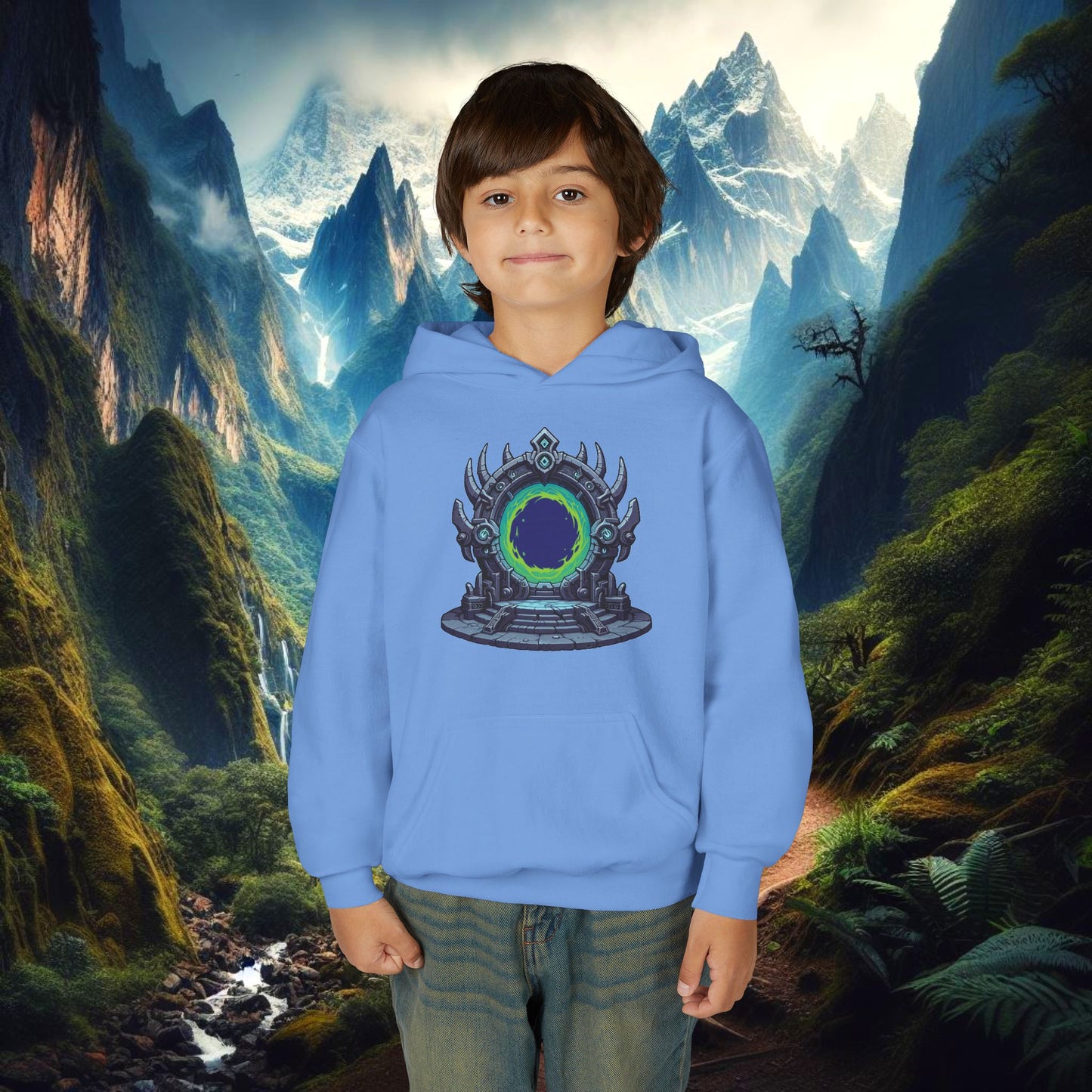 Dark Portal Youth Hoodie