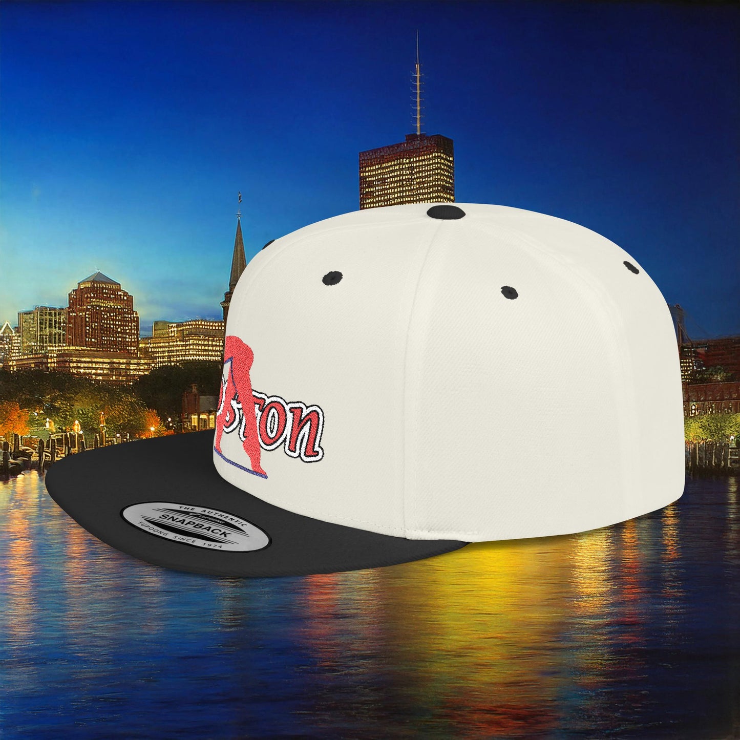 Boston Baseball Leggings Flat Bill Snapback