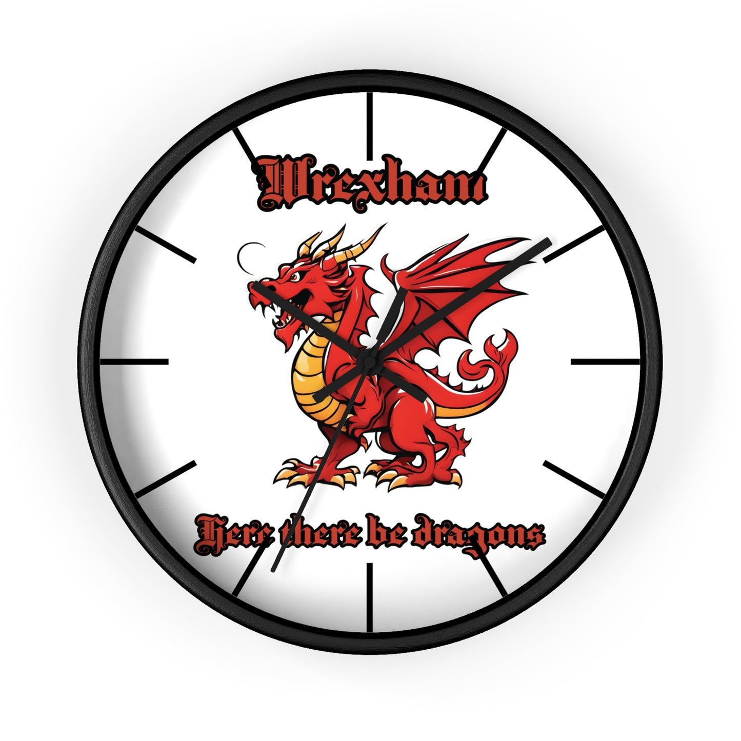 Wrexham Dragon Wall Clock