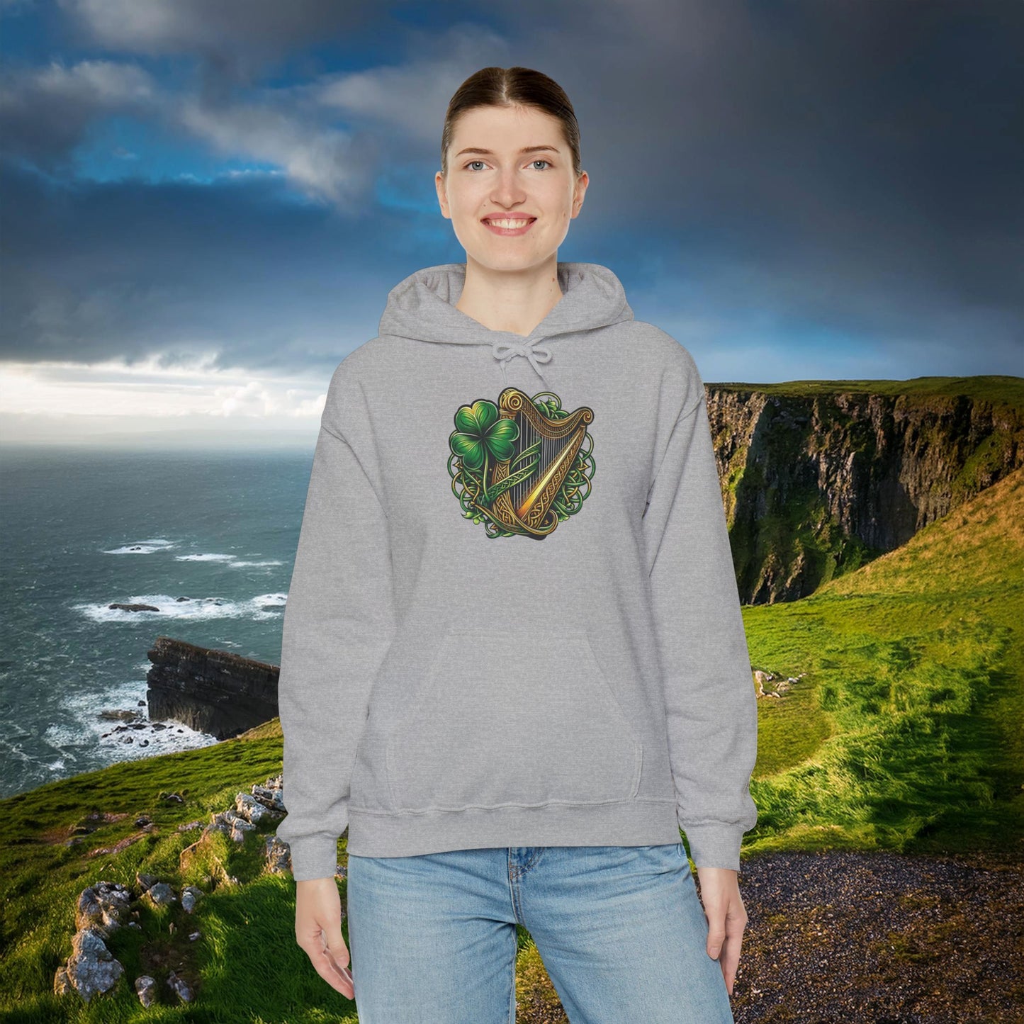 Irish Harp Hoodie