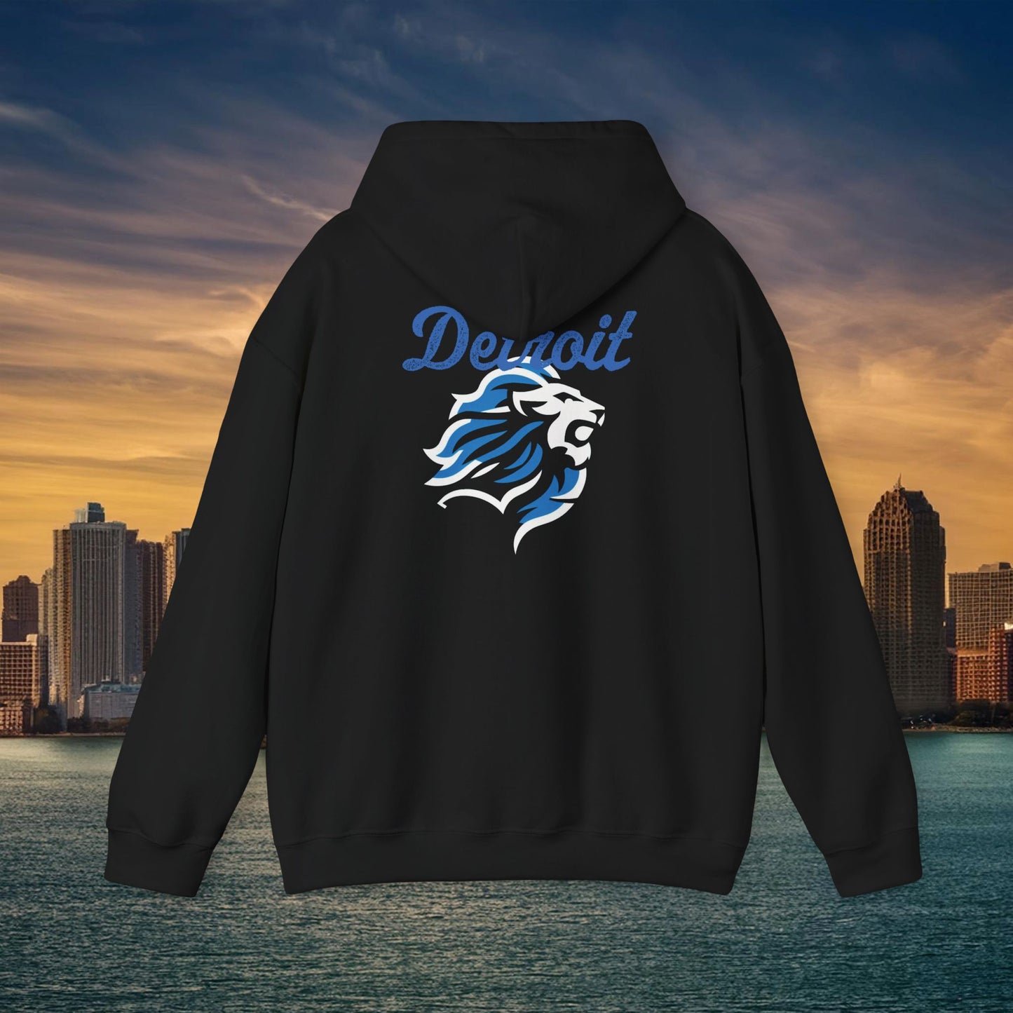 Detroit Football Crest Hoodie
