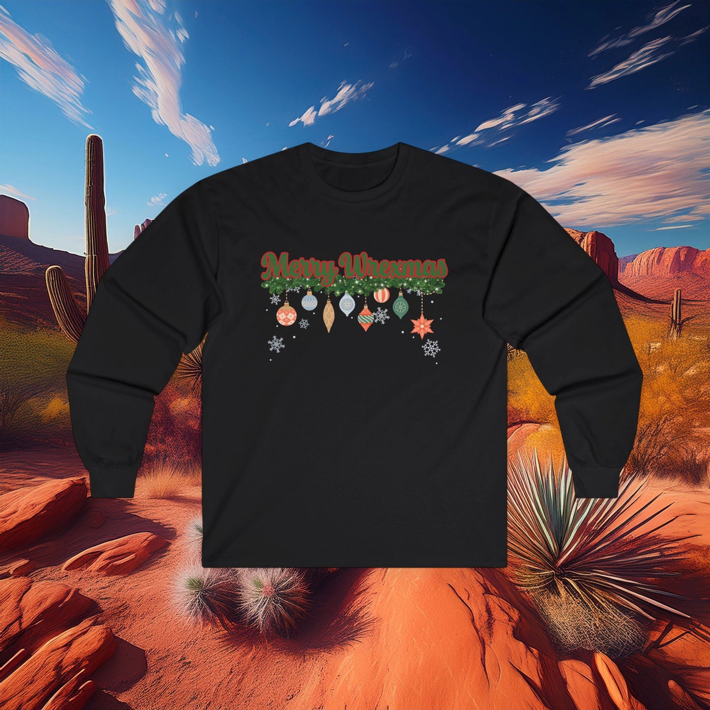 PHX Reds "Merry Wrexmas" Long Sleeve Tee