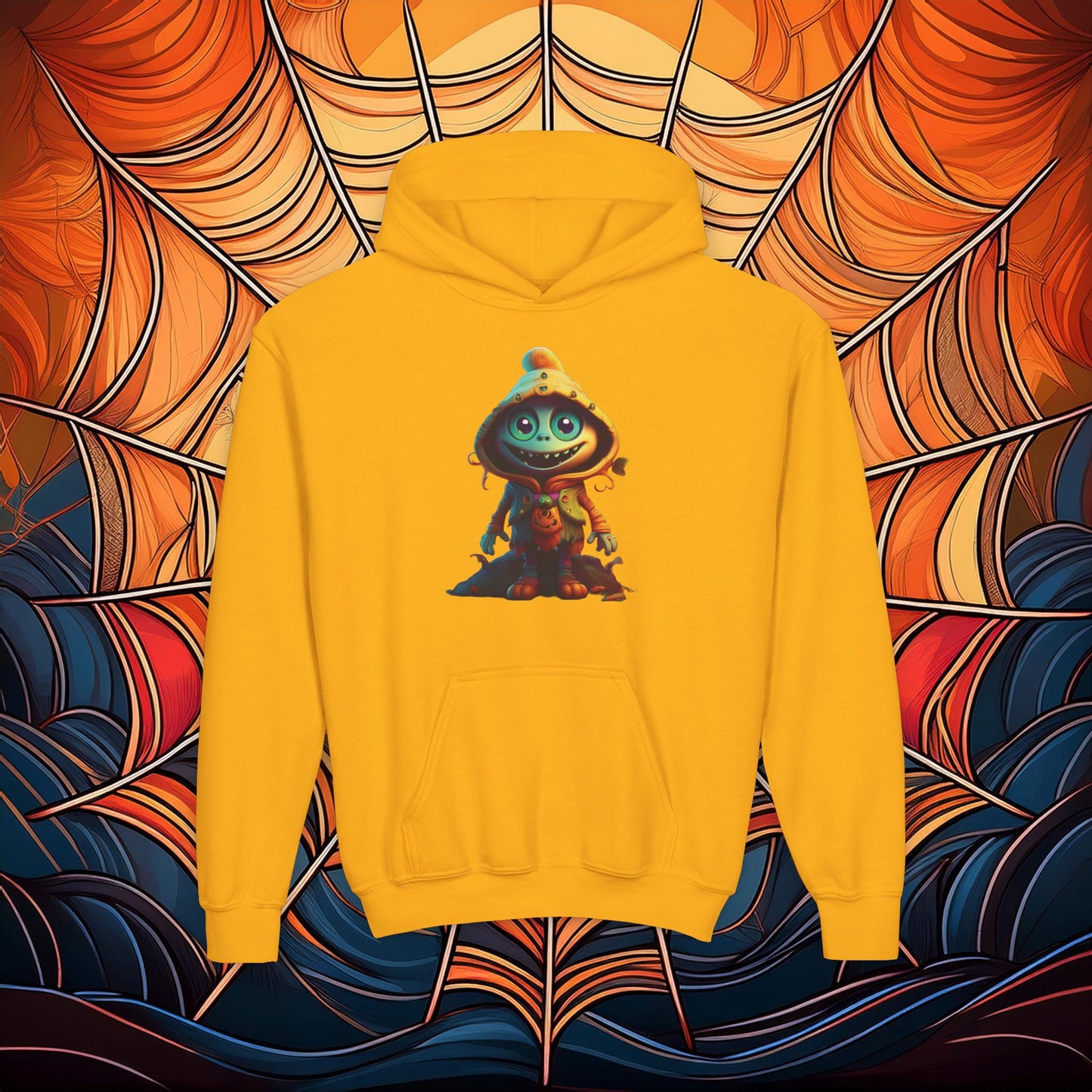Trick or Treat Monster Youth Hoodie