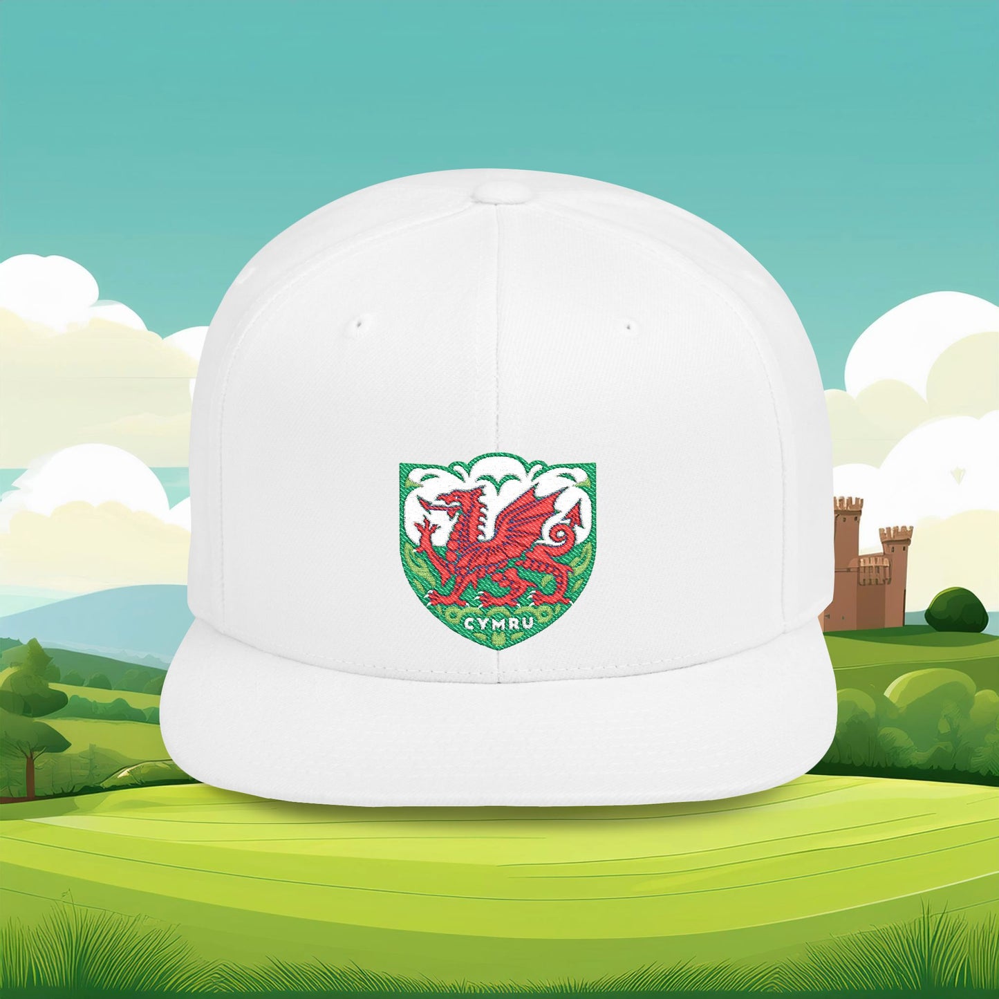 The Cymru Flat Bill Snapback